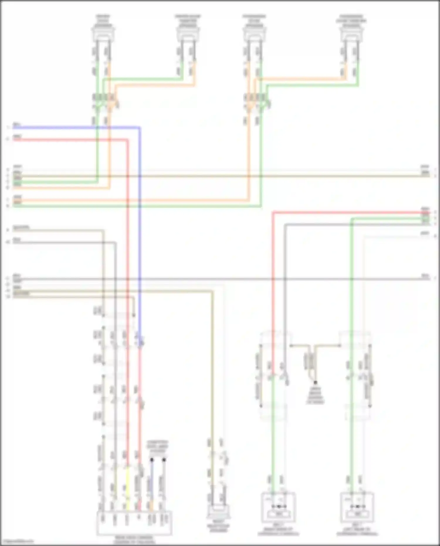 Seltos Kia I facelift (2022-2024): Navigation circuit, w/o amplifier (2 of 4)