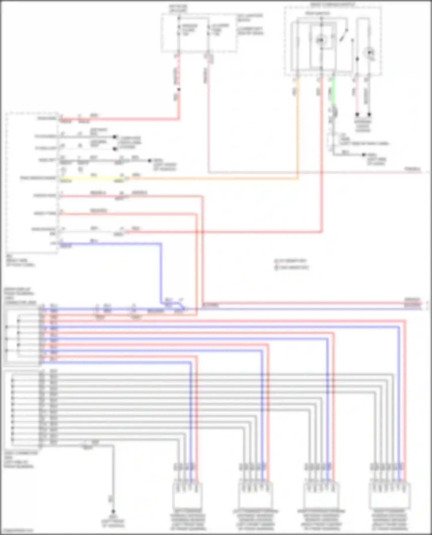 Seltos Kia I facelift (2022-2024): Parking assistant circuit (1 of 2)