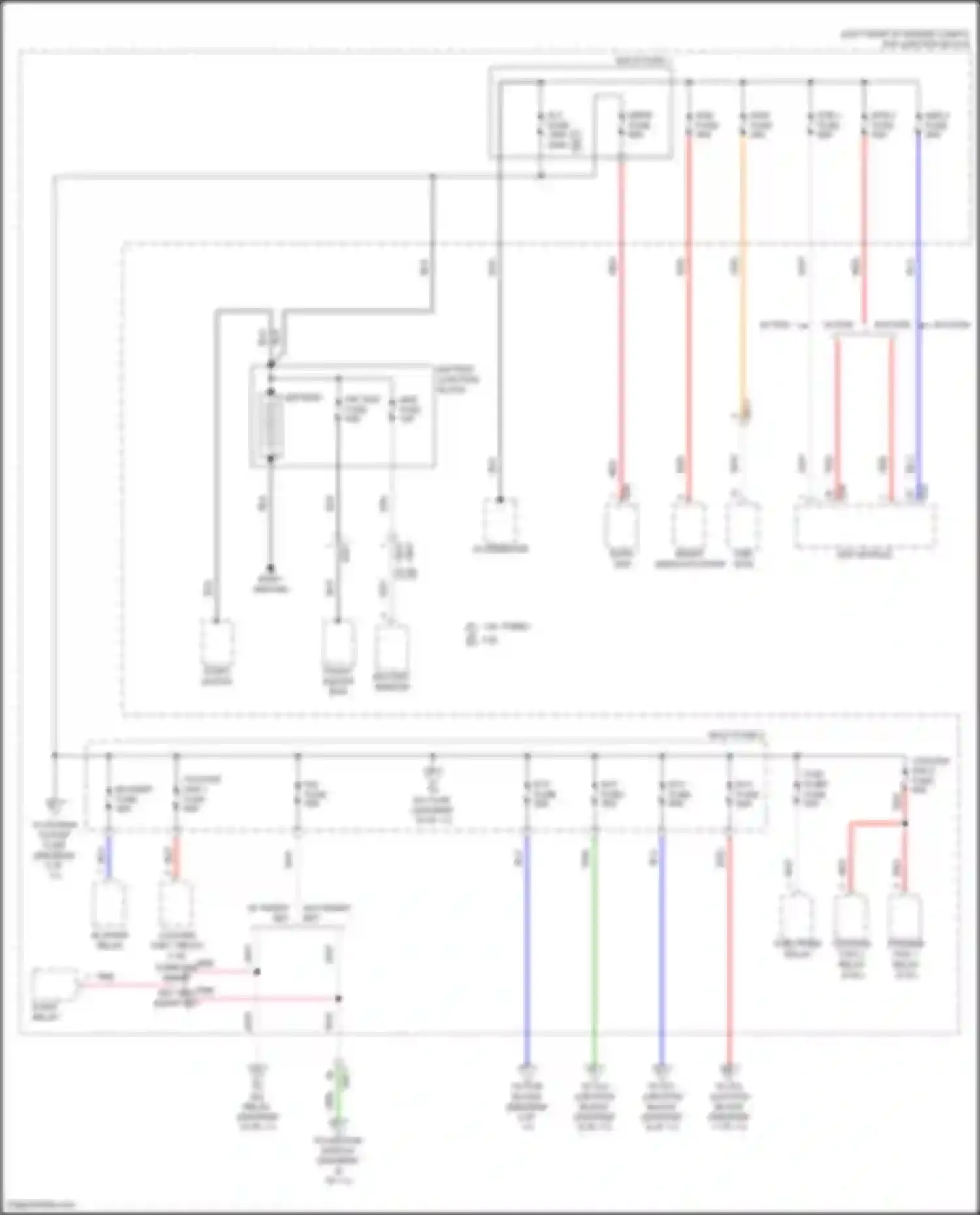 Seltos Kia I facelift (2022-2024): Power distribution circuit (1 of 11)