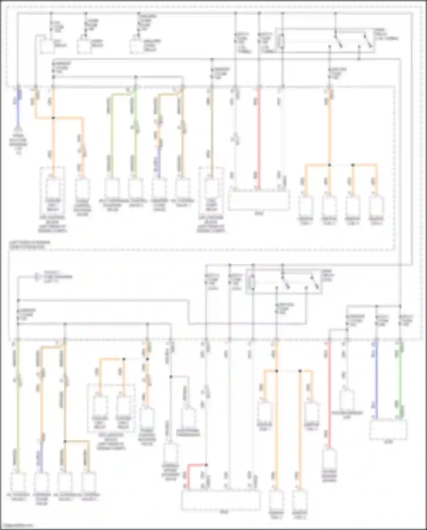 Seltos Kia I facelift (2022-2024): Power distribution circuit (3 of 11)