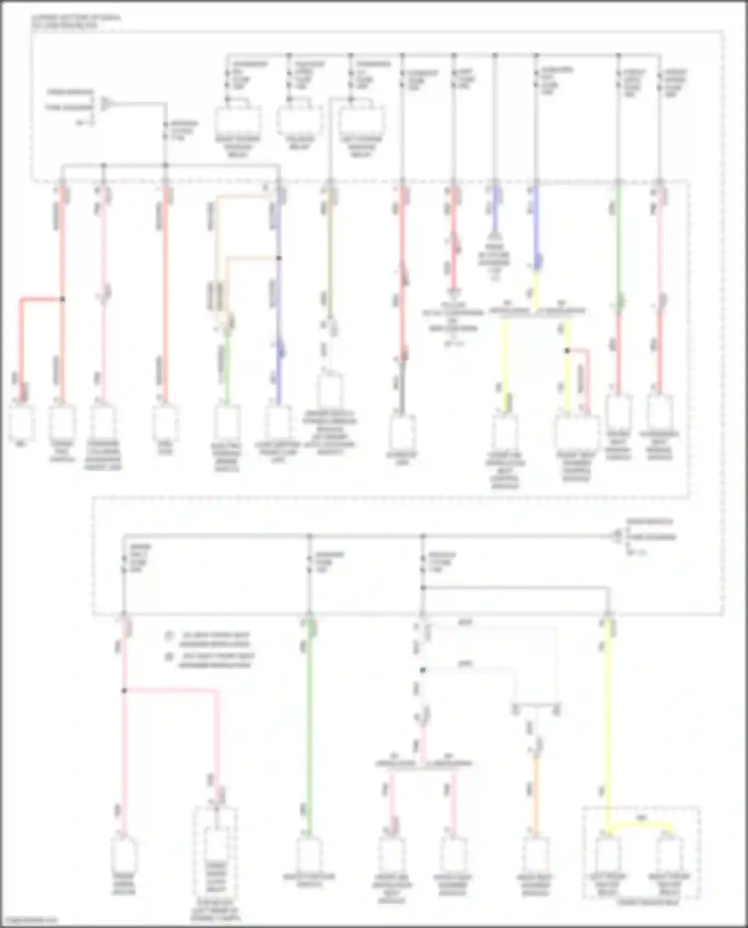 Seltos Kia I facelift (2022-2024): Power distribution circuit (5 of 11)