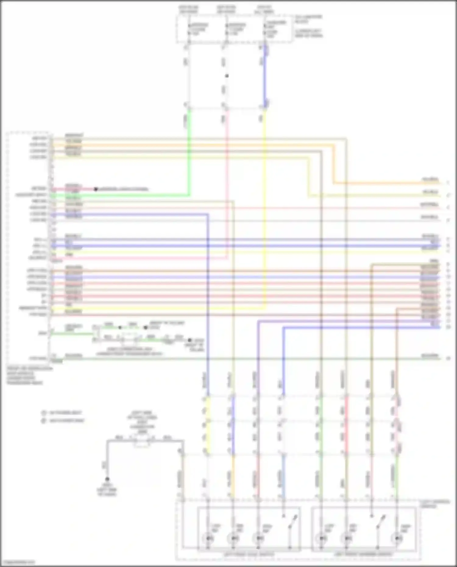 Seltos Kia I facelift (2022-2024): Seat ventilation circuit (1 of 3)