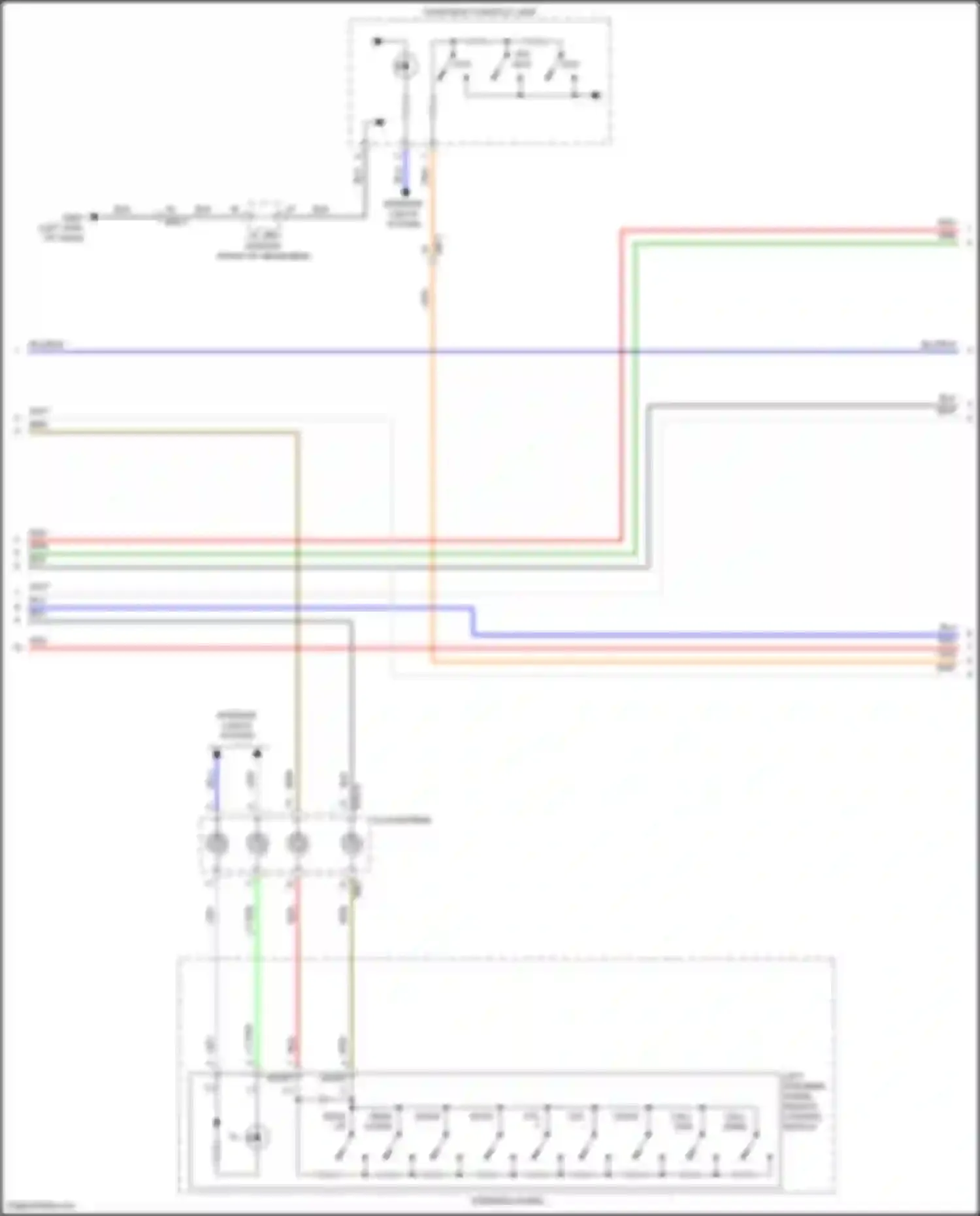 Seltos Kia I facelift (2022-2024): Radio circuit, w/ navigation & amplifier (3 of 4)