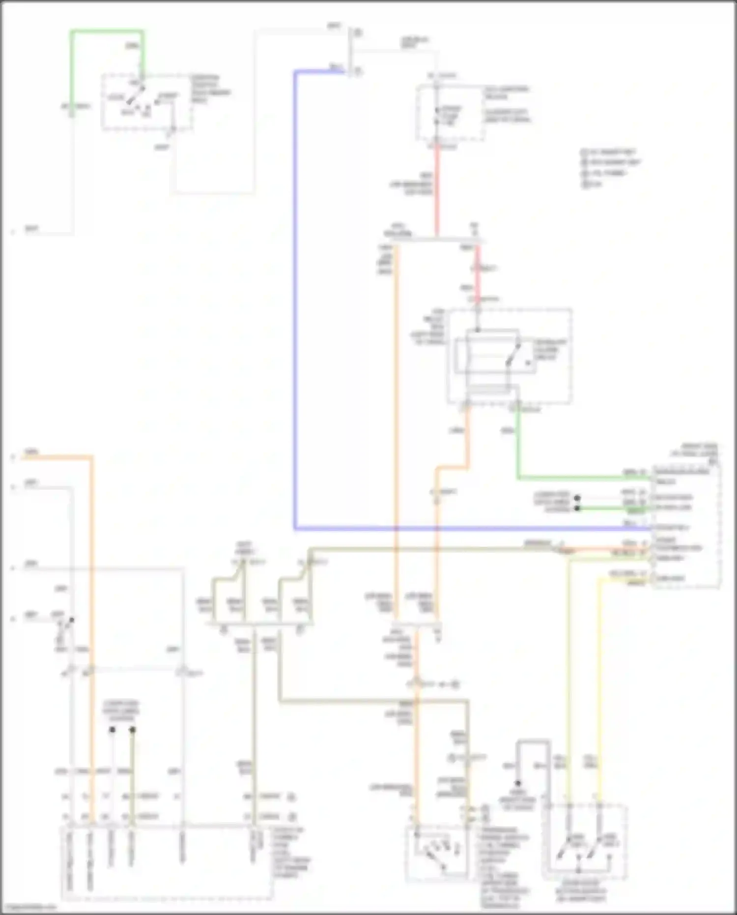 Seltos Kia I facelift (2022-2024): Starting circuit (2 of 2)