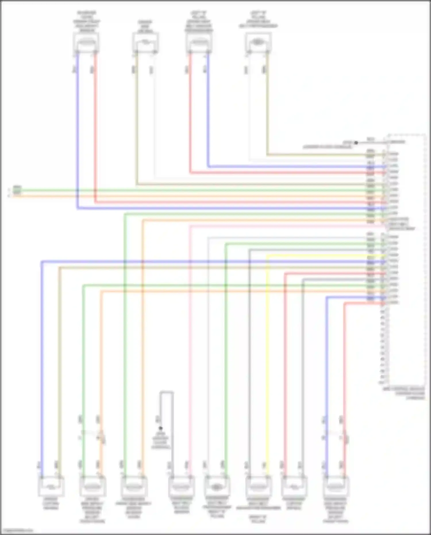 Seltos Kia I facelift (2022-2024): Supplemental restraints circuit (3 of 3)