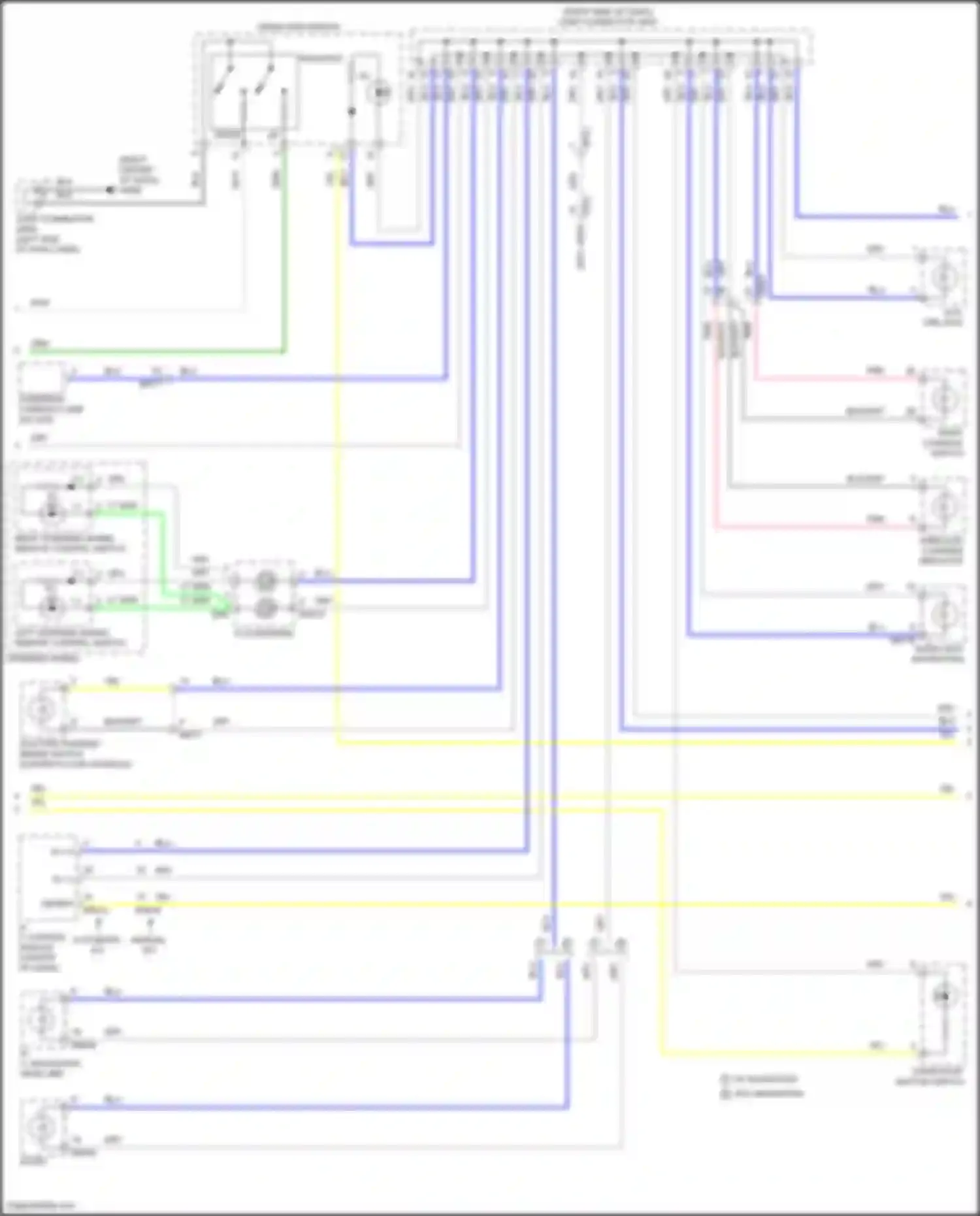 Wiring diagram automatic a/c for Kia Seltos I facelift (2022-2024) (4 of 8)