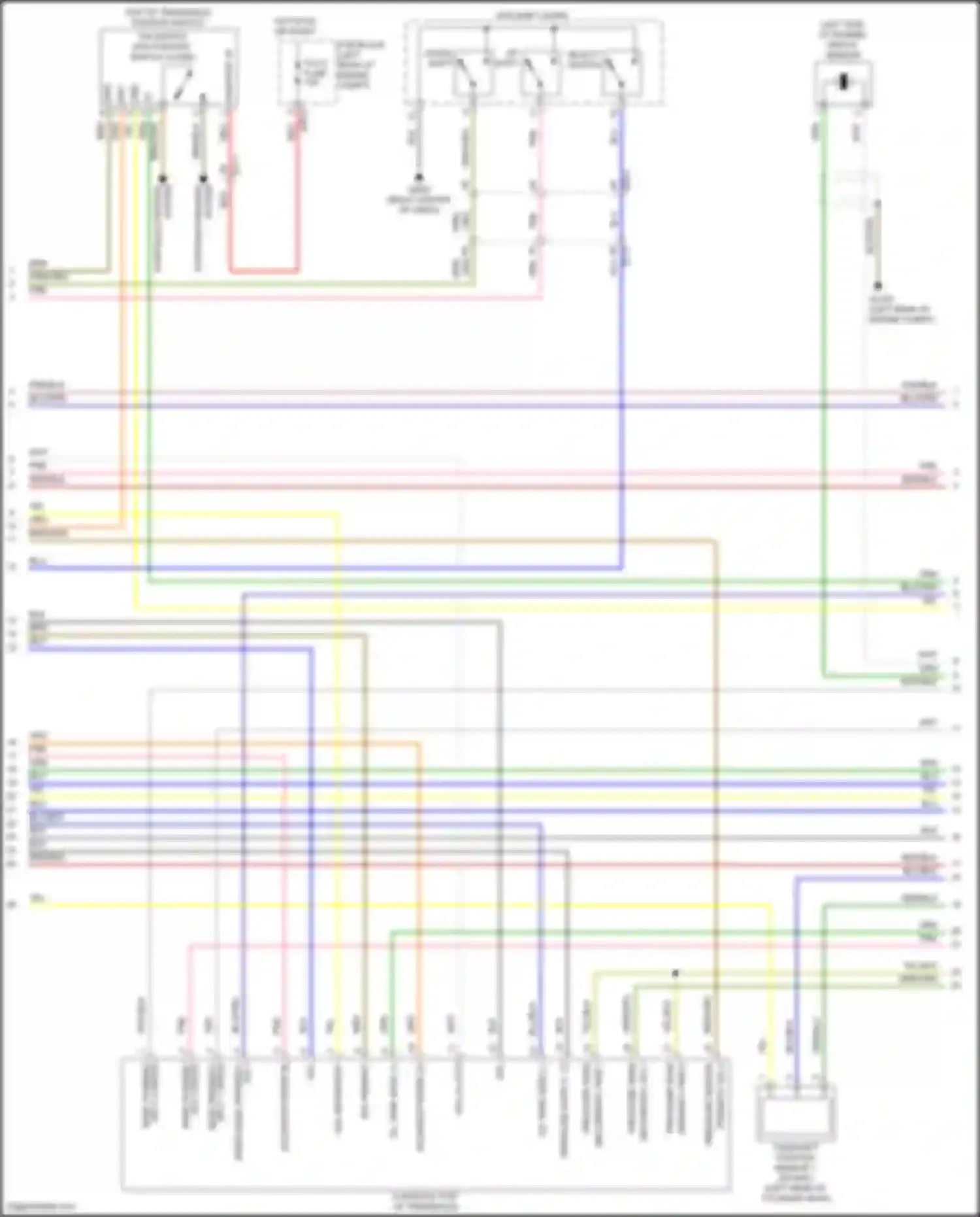 Wiring diagram blu for Kia Seltos I facelift (2022-2024) (116 of 124)