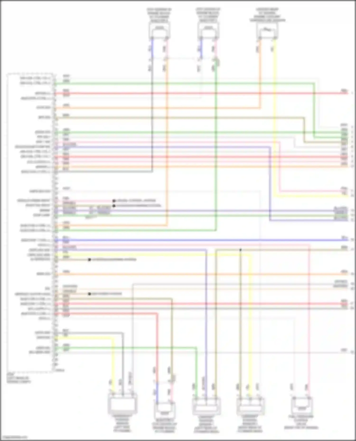 Wiring diagram ects sig for Kia Seltos I facelift (2022-2024) (1 of 2)
