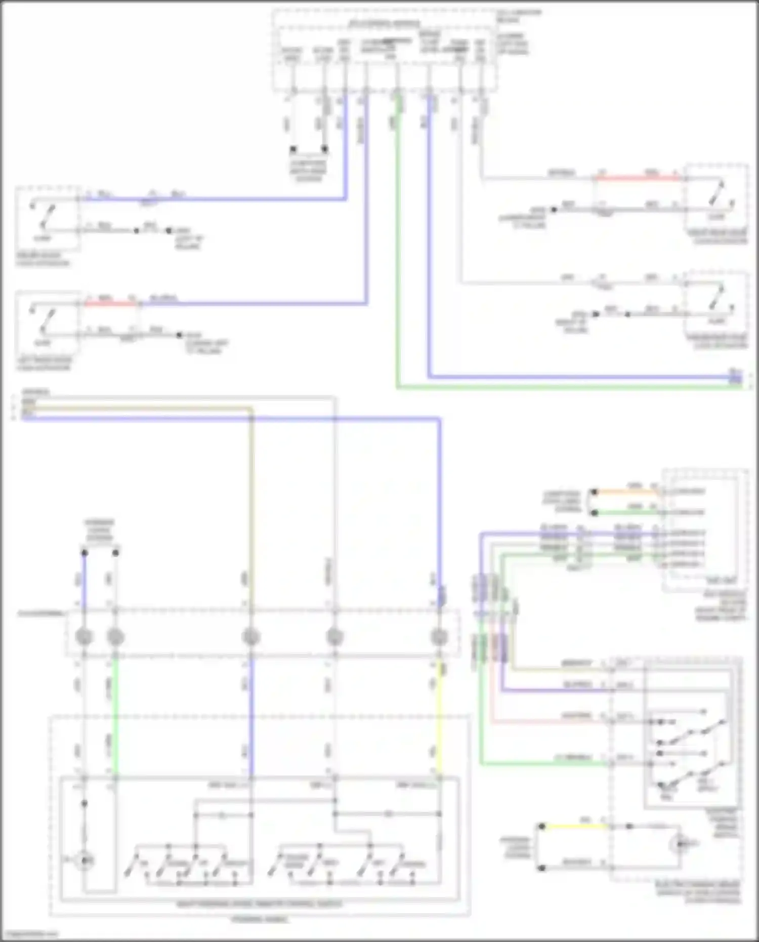 Wiring diagram epb sw 3 for Kia Seltos I facelift (2022-2024) (4 of 4)