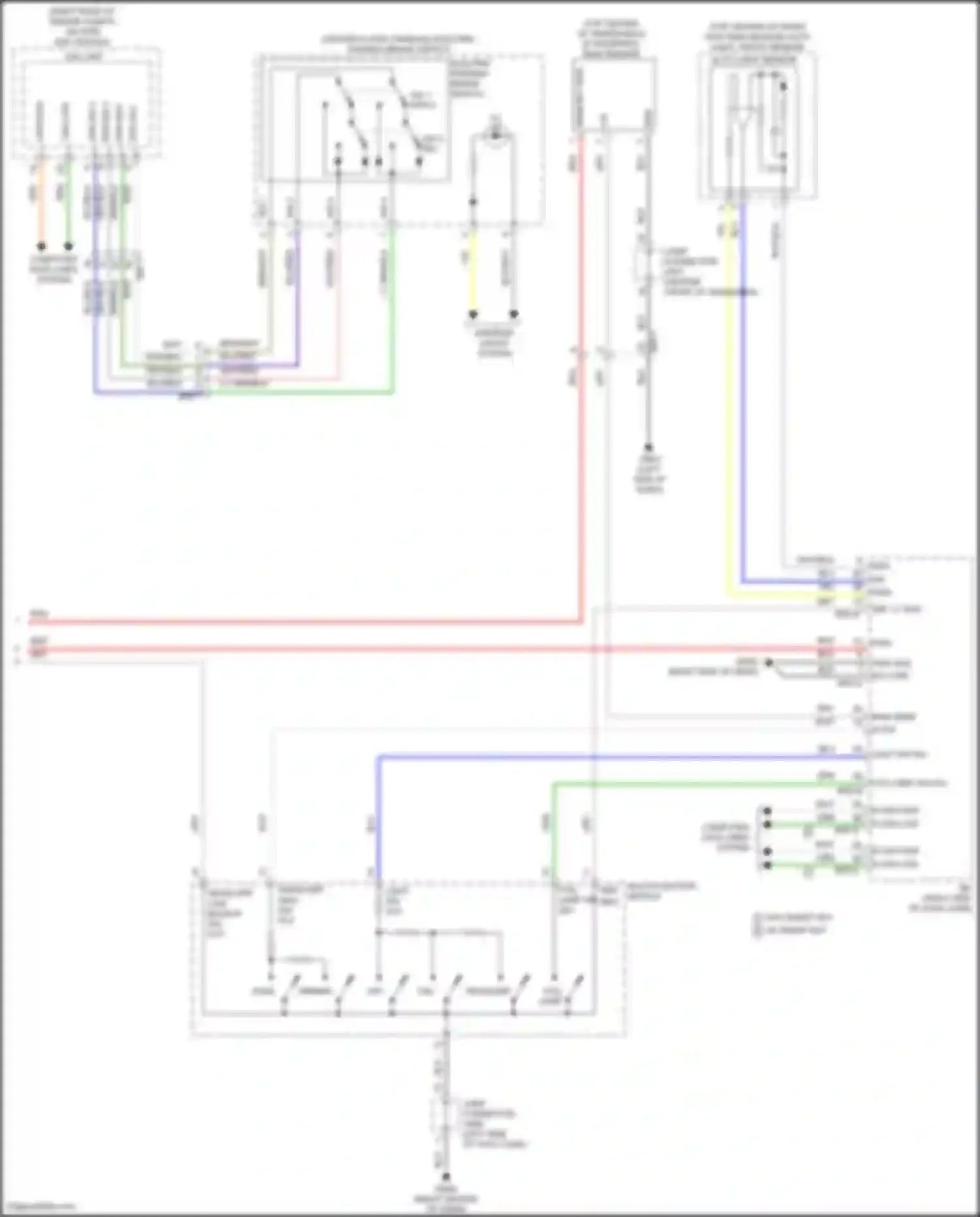 Wiring diagram hi sw in for Kia Seltos I facelift (2022-2024) (1 of 2)