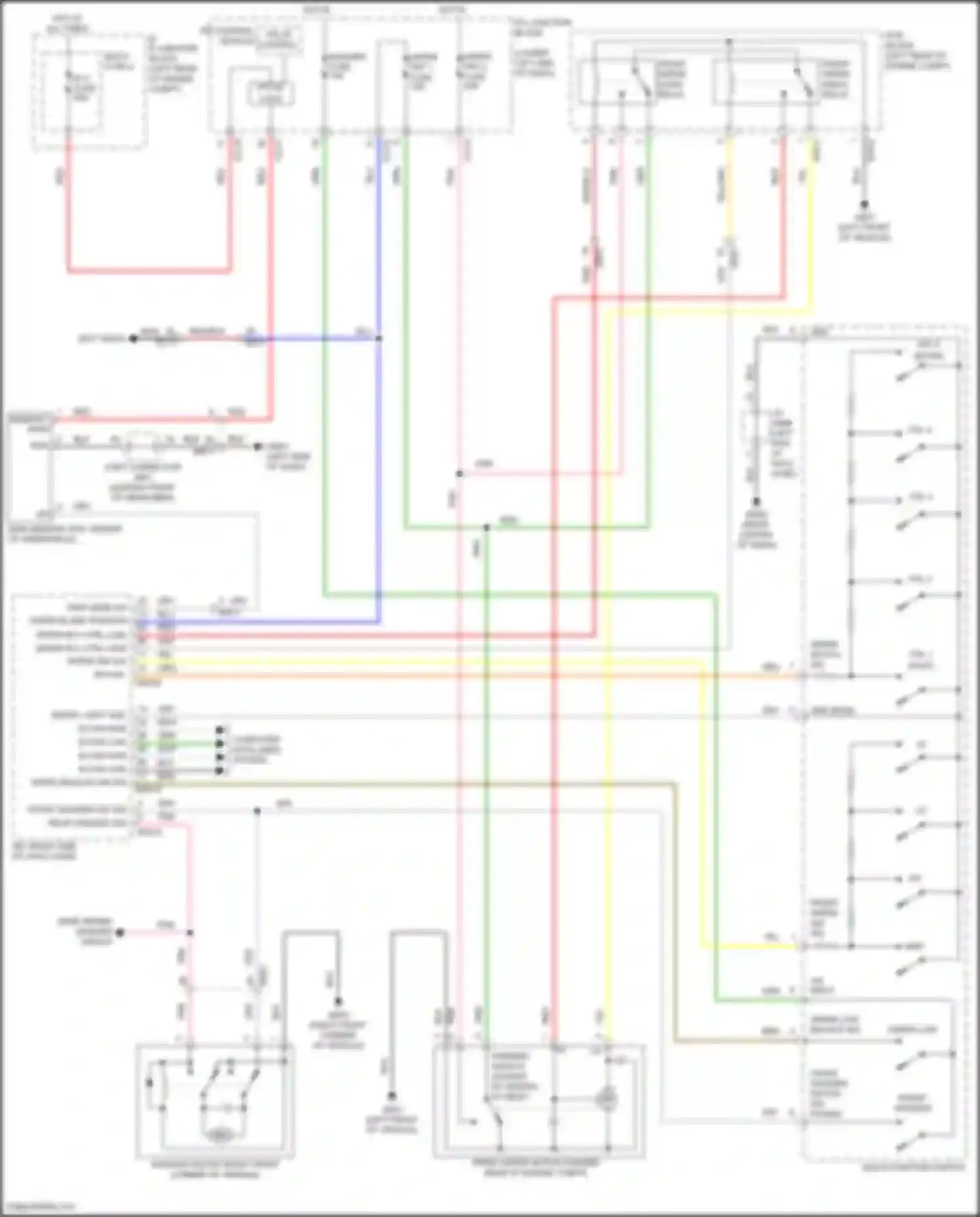 Wiring diagram icu-b for Kia Seltos I facelift (2022-2024) (5 of 25)