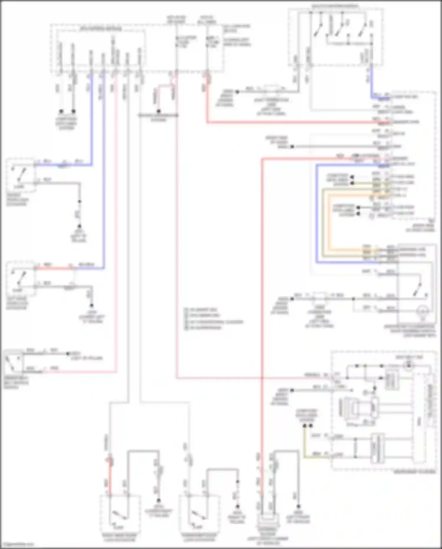 Wiring diagram icu-e for Kia Seltos I facelift (2022-2024) (21 of 66)