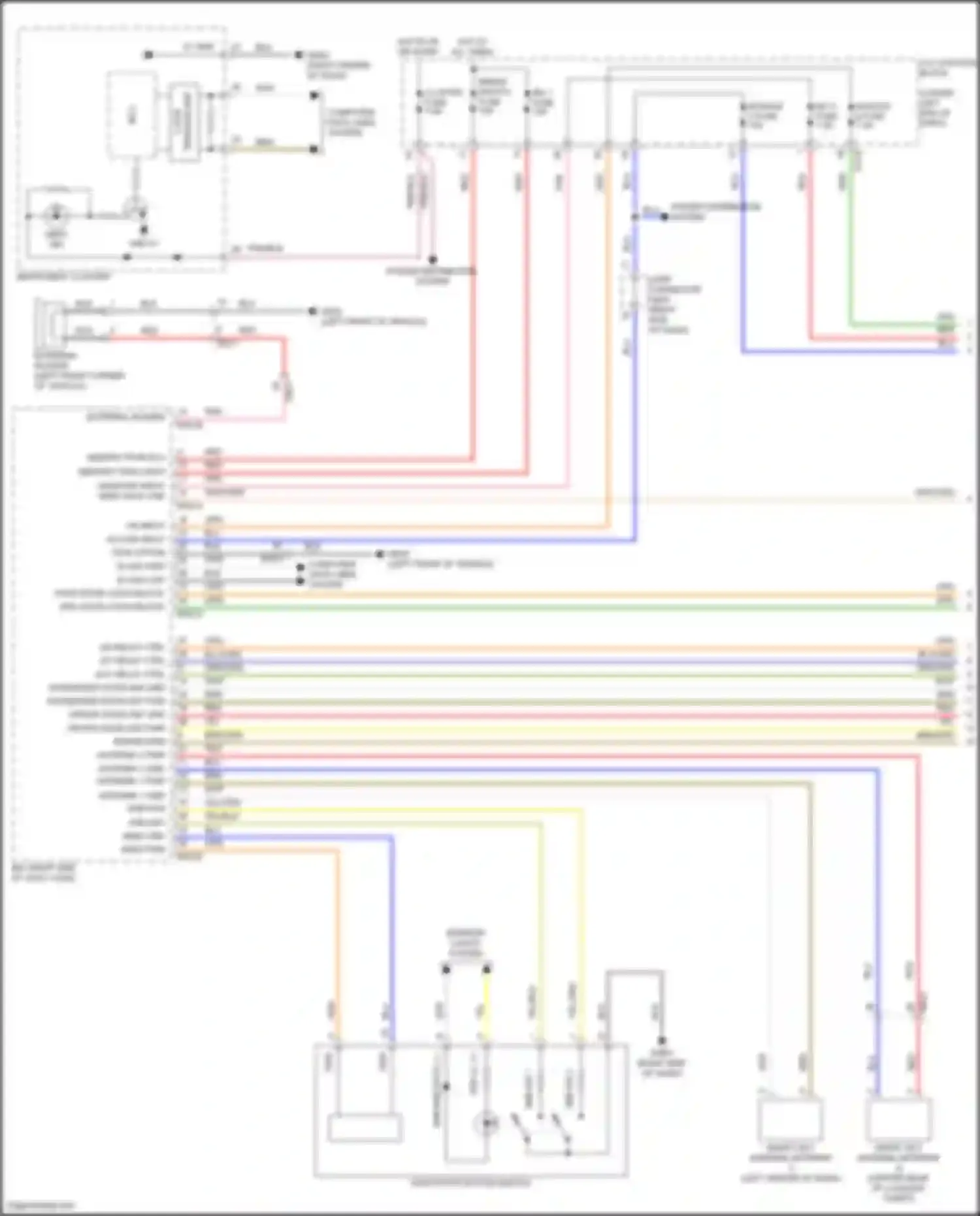 Wiring diagram icu junction block for Kia Seltos I facelift (2022-2024) (69 of 81)