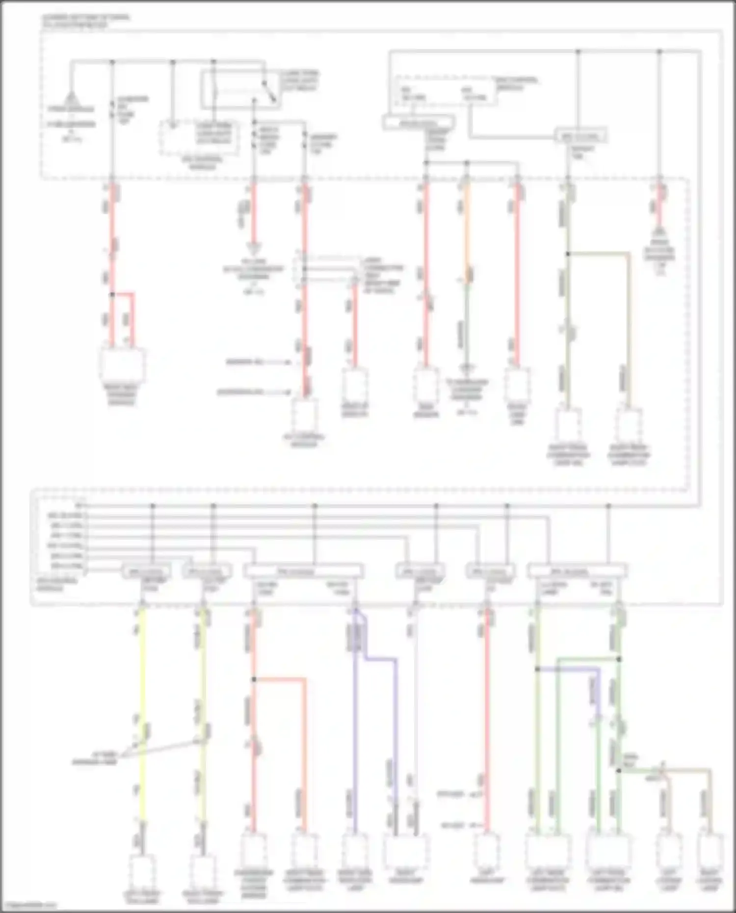 Wiring diagram left front fog lamp for Kia Seltos I facelift (2022-2024) (4 of 4)