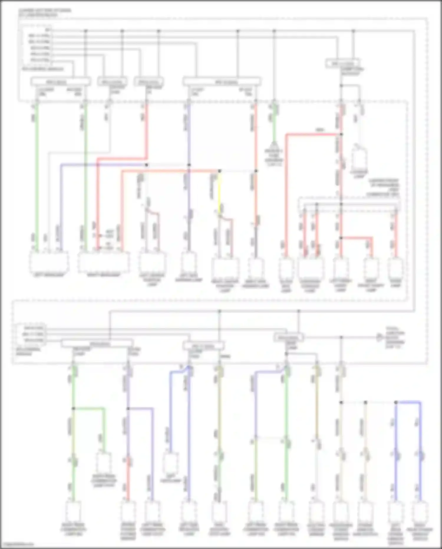 Wiring diagram lh h/lp low for Kia Seltos I facelift (2022-2024) (1 of 1)