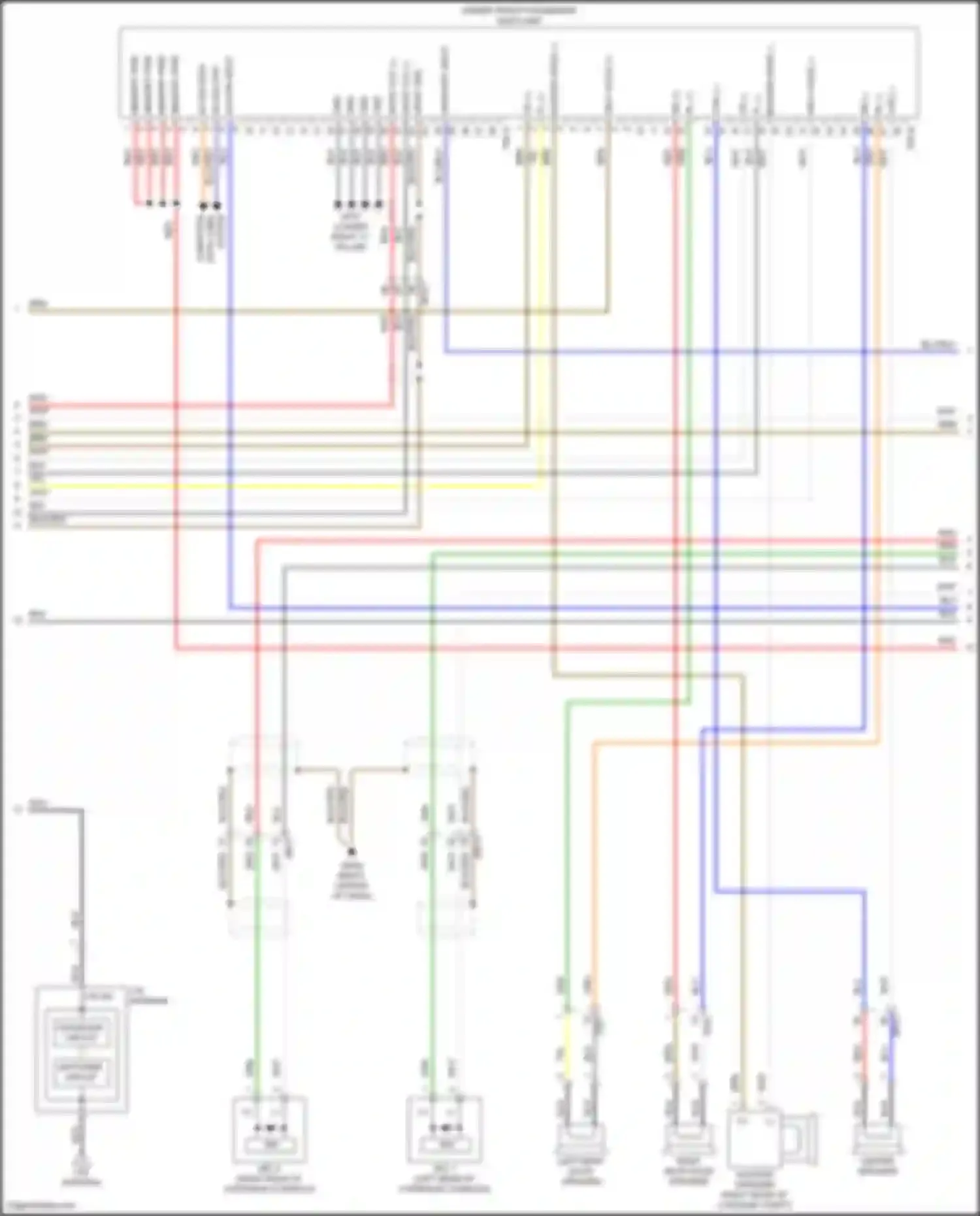 Wiring diagram matching circuit for Kia Seltos I facelift (2022-2024) (2 of 7)