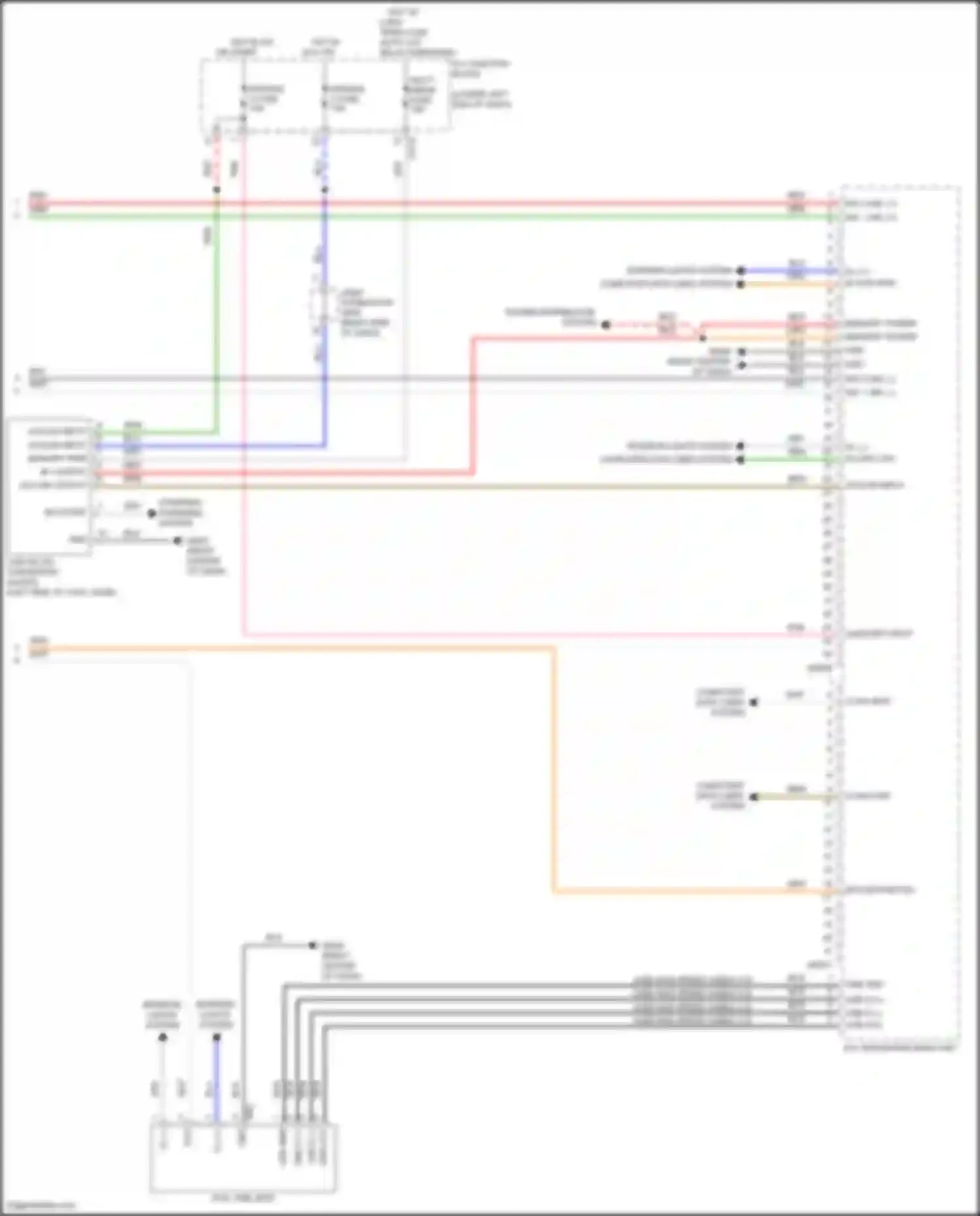 Wiring diagram mts keypad sig for Kia Seltos I facelift (2022-2024) (2 of 4)