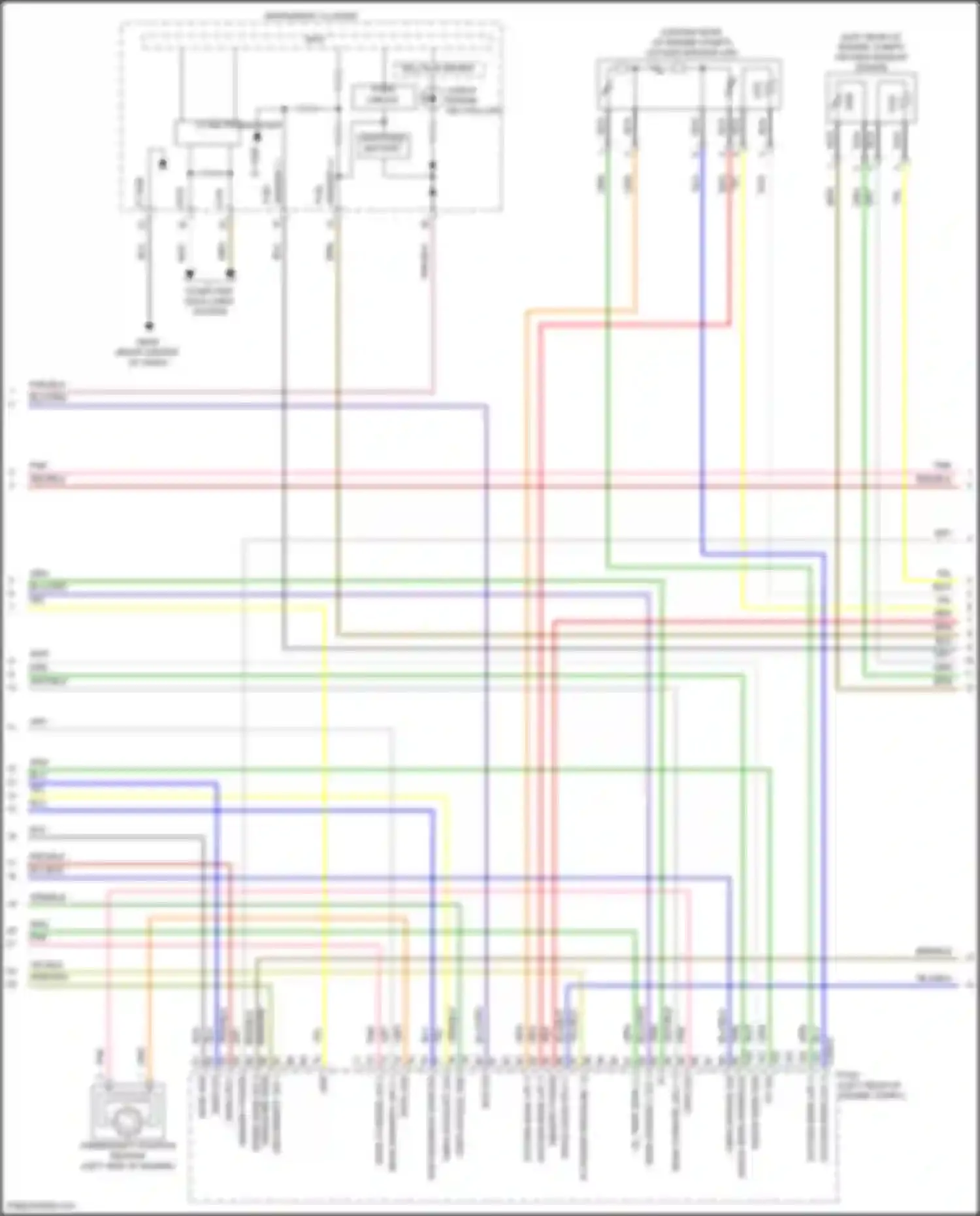 Wiring diagram oxygen sens up v-g for Kia Seltos I facelift (2022-2024) (1 of 1)