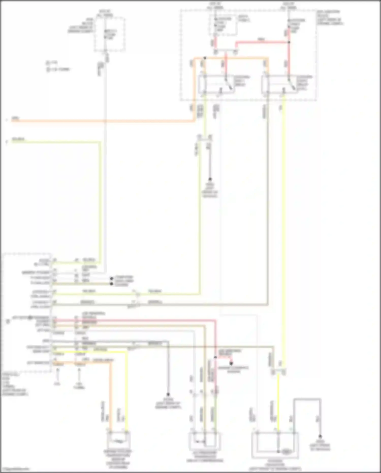 Wiring diagram pcb block for Kia Seltos I facelift (2022-2024) (2 of 20)