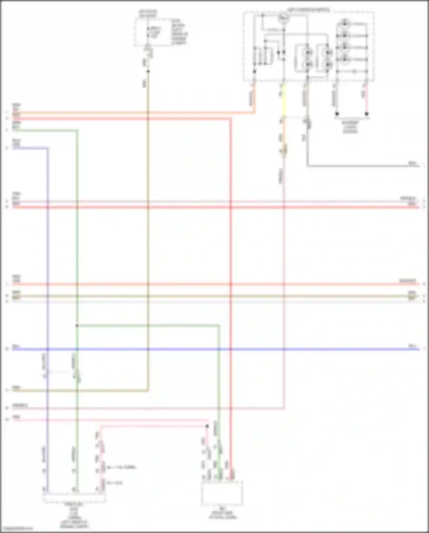 Wiring diagram red/org for Kia Seltos I facelift (2022-2024) (14 of 26)