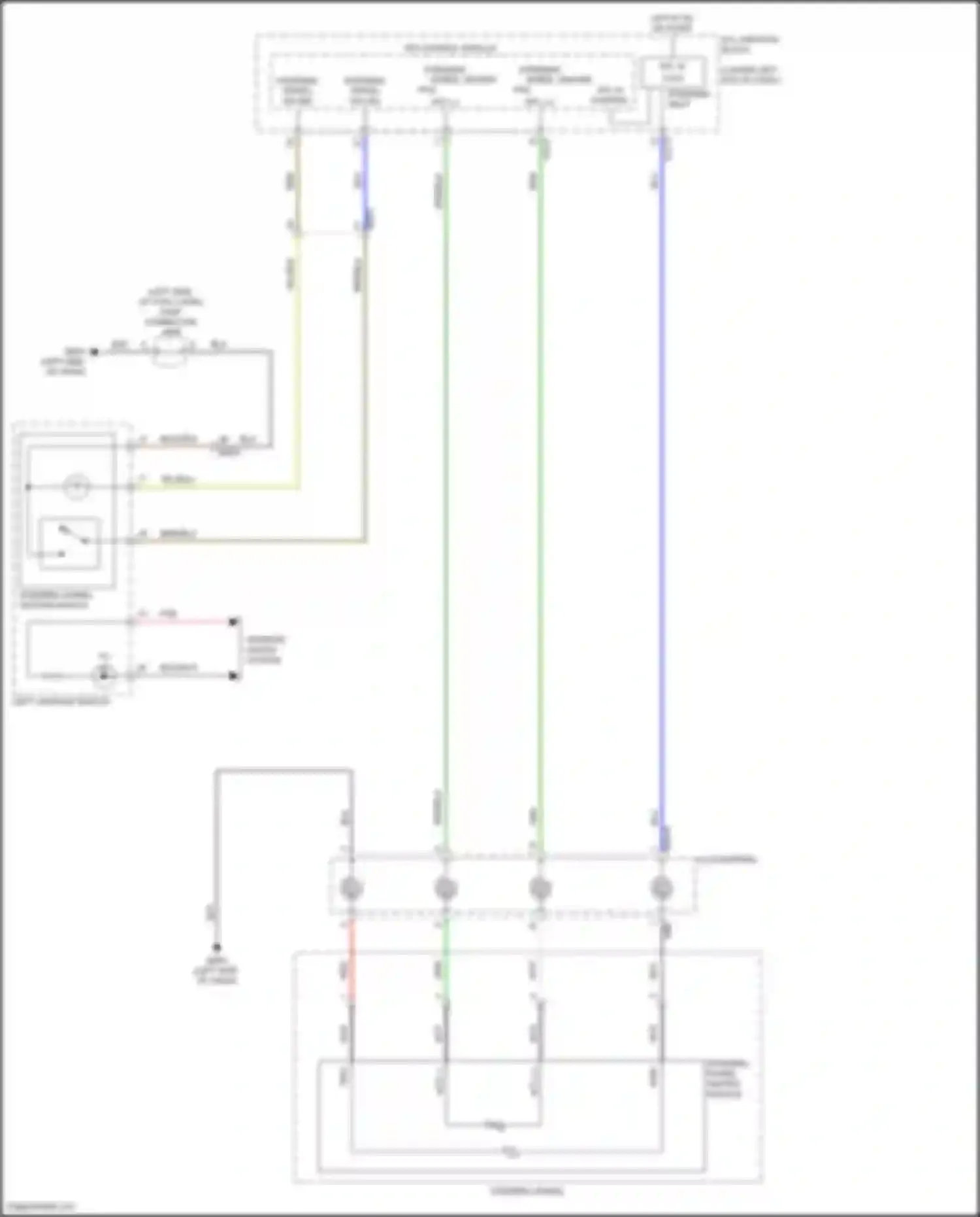 Wiring diagram steering wheel sw sig for Kia Seltos I facelift (2022-2024) (1 of 2)