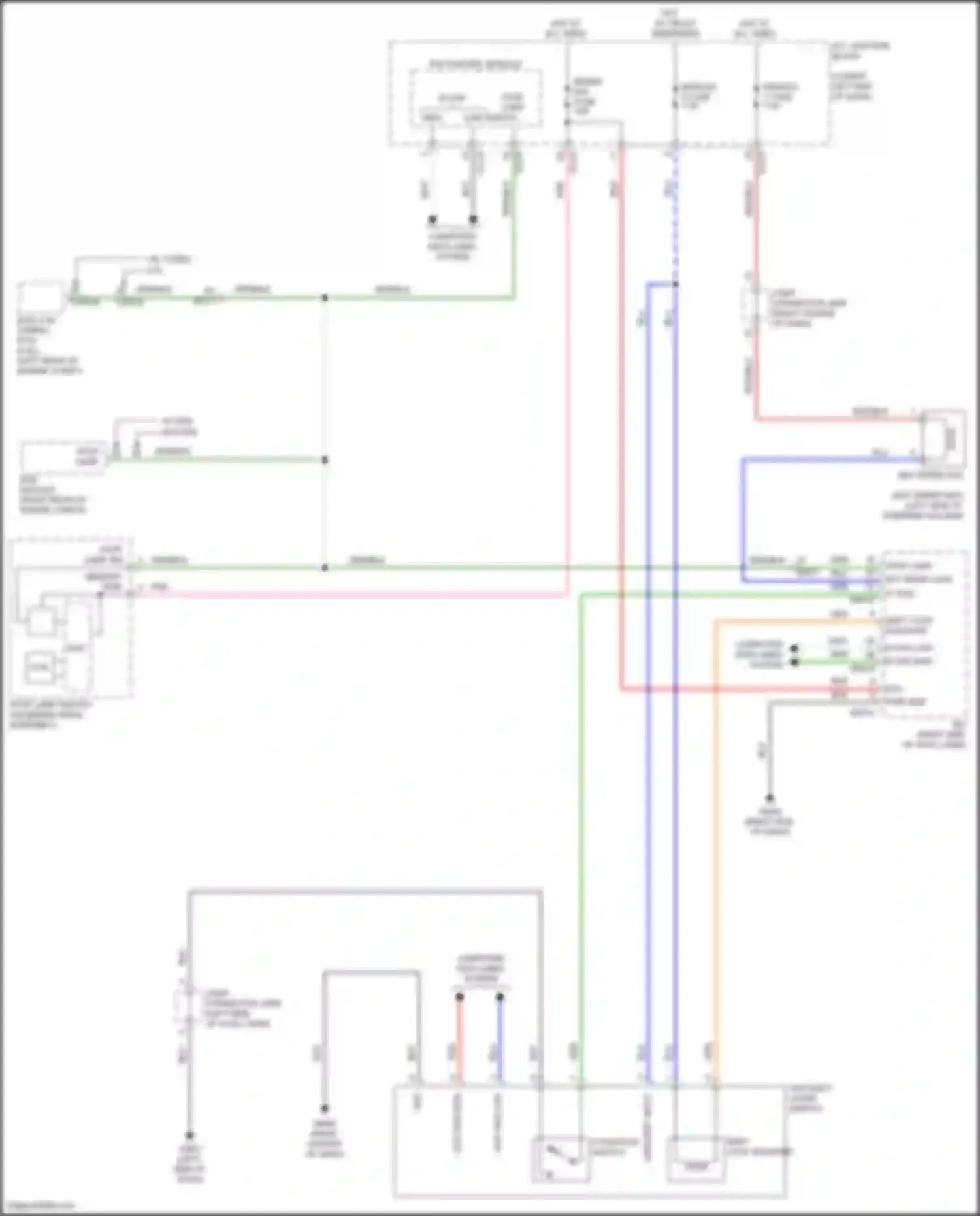 Wiring diagram stop lamp low switch for Kia Seltos I facelift (2022-2024) (2 of 2)