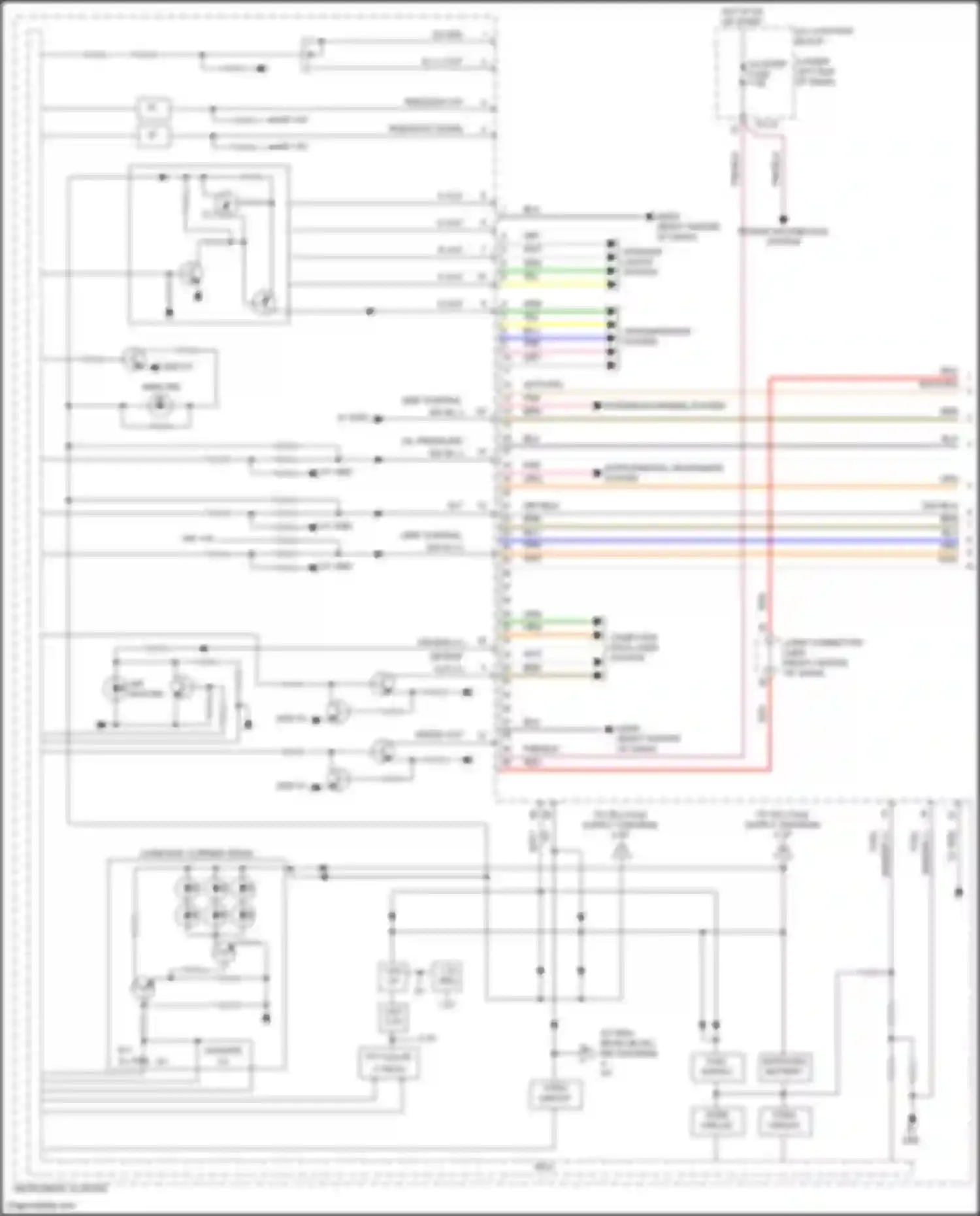 Wiring diagram switched battery for Kia Seltos I facelift (2022-2024) (1 of 4)