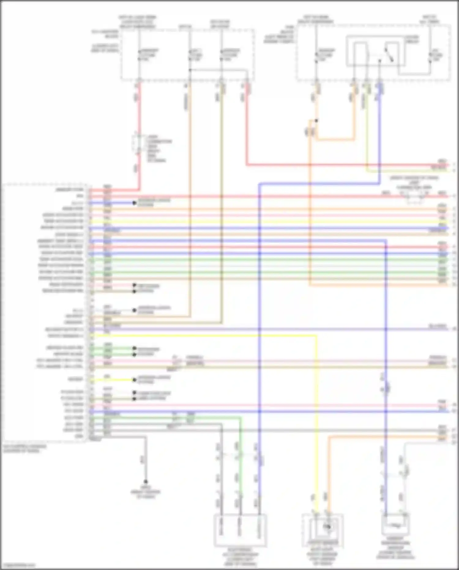 Wiring diagram temp actuator cool for Kia Seltos I facelift (2022-2024) (1 of 1)