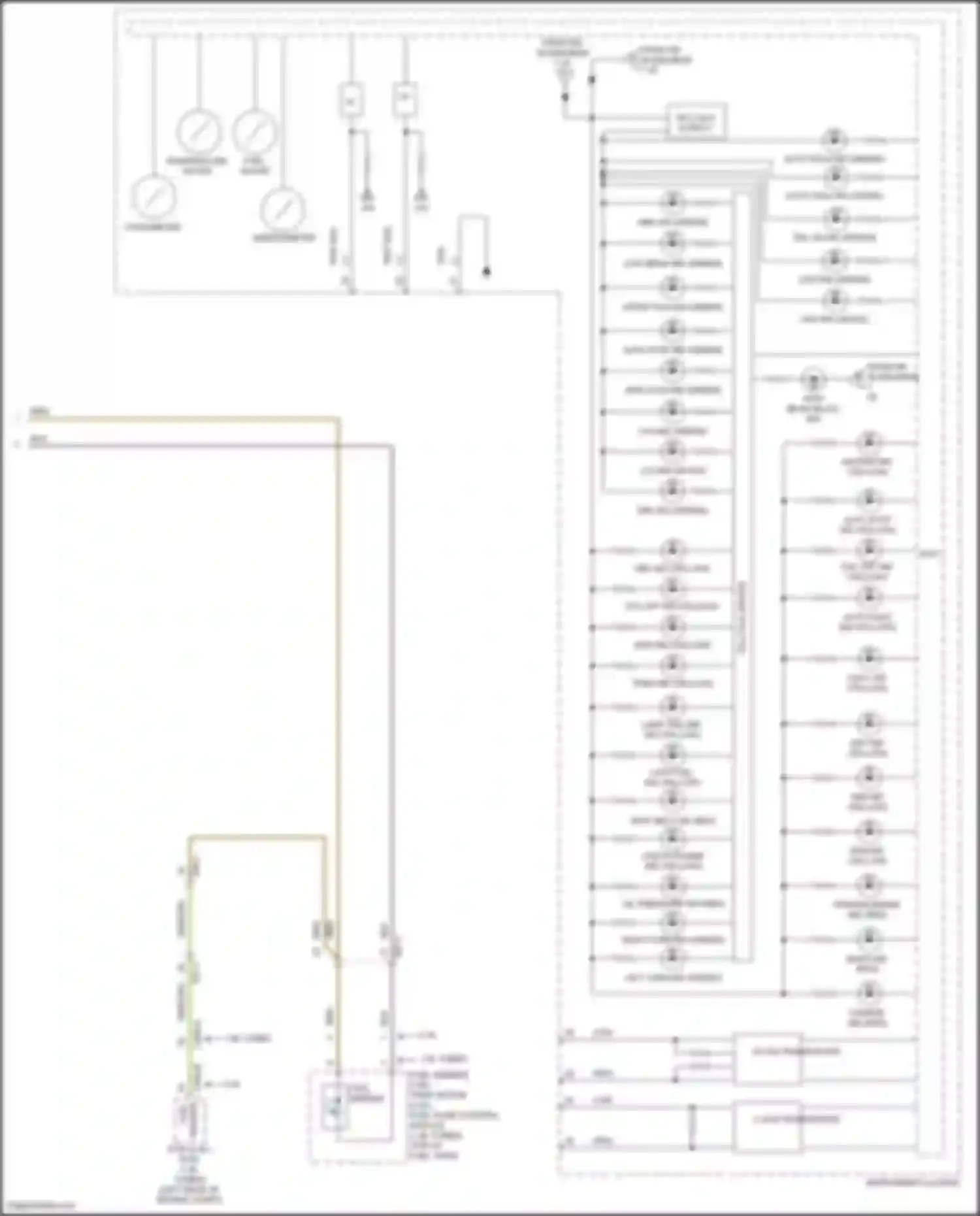 Wiring diagram temperature gauge for Kia Seltos I facelift (2022-2024) (1 of 2)