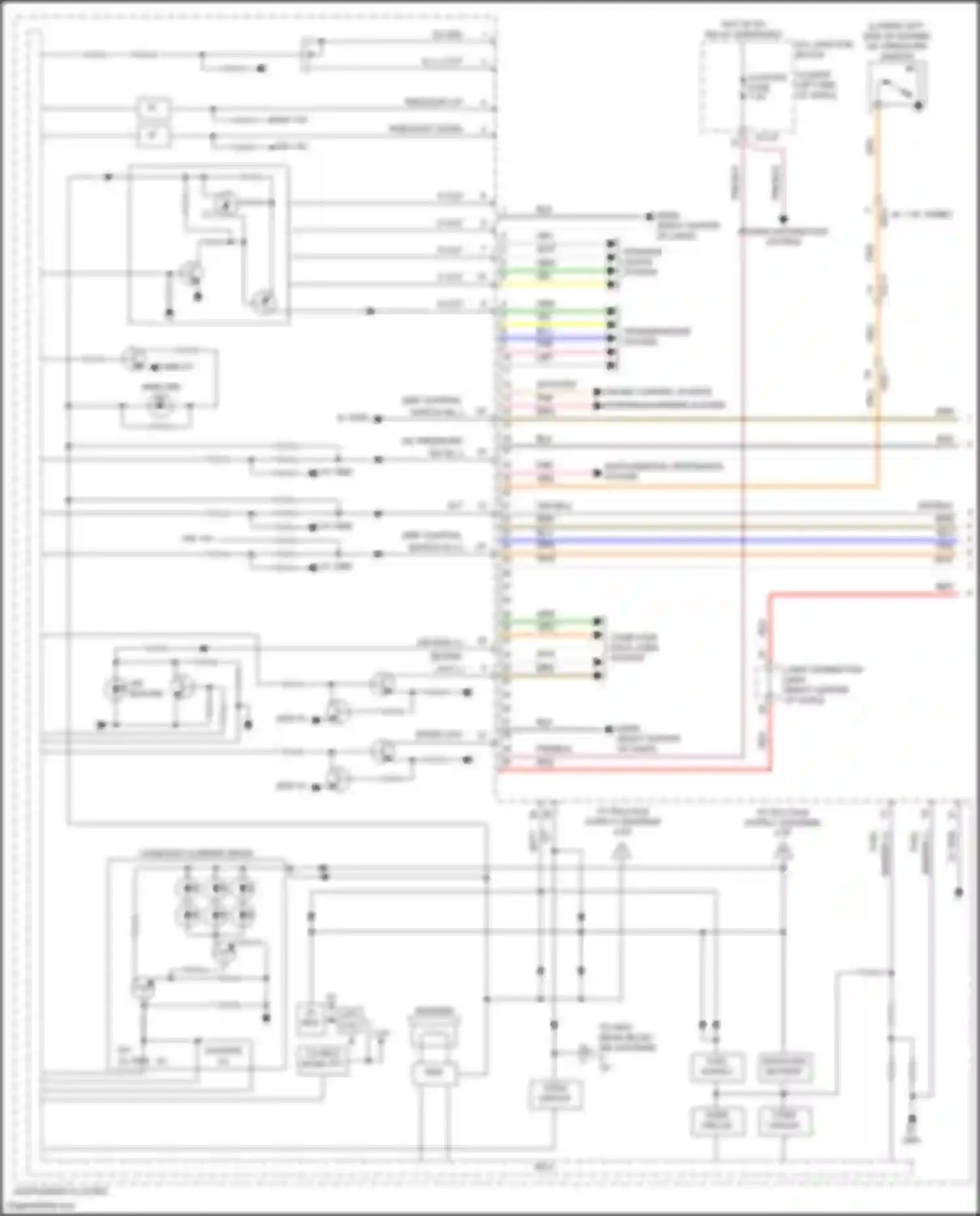 Wiring diagram wht/org for Kia Seltos I facelift (2022-2024) (4 of 20)