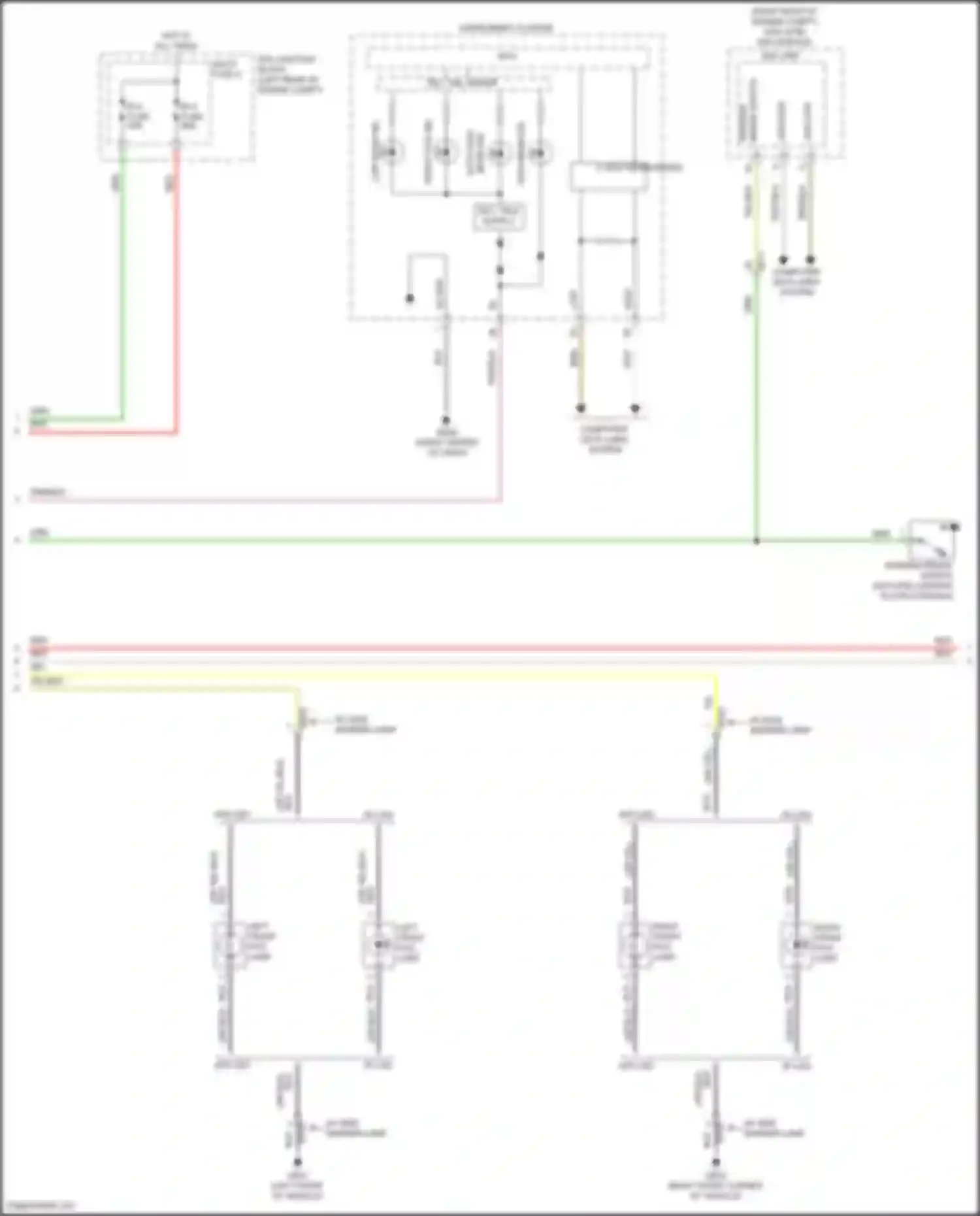 Wiring diagram w/o led for Kia Seltos I facelift (2022-2024) (11 of 12)