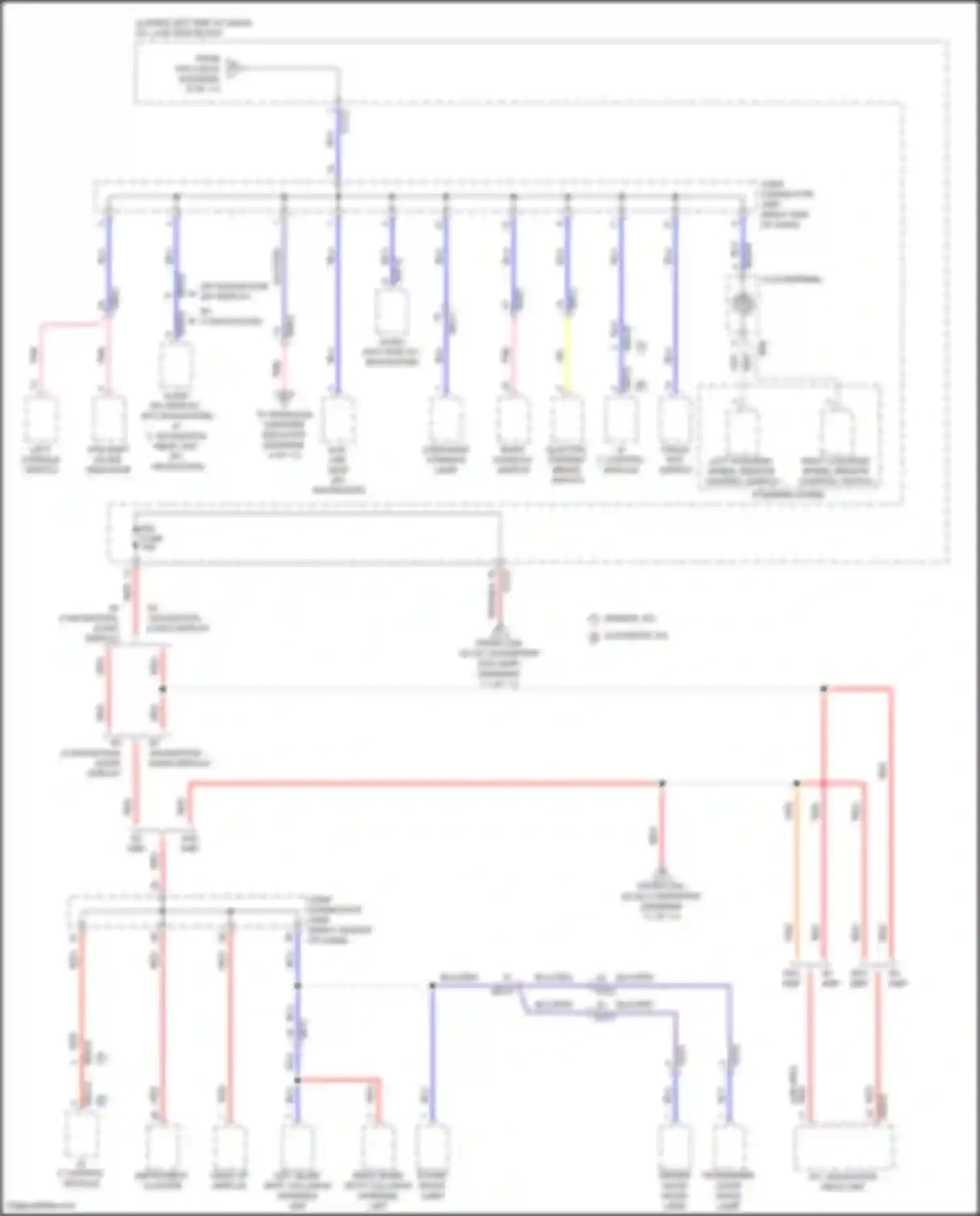 Wiring diagram w/o navigation, audio display for Kia Seltos I facelift (2022-2024) (1 of 1)