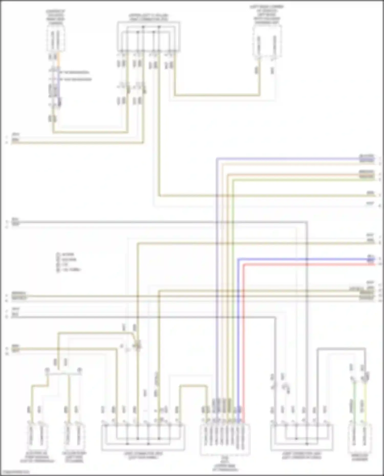 Wiring diagram w/o navigation for Kia Seltos I facelift (2022-2024) (3 of 9)