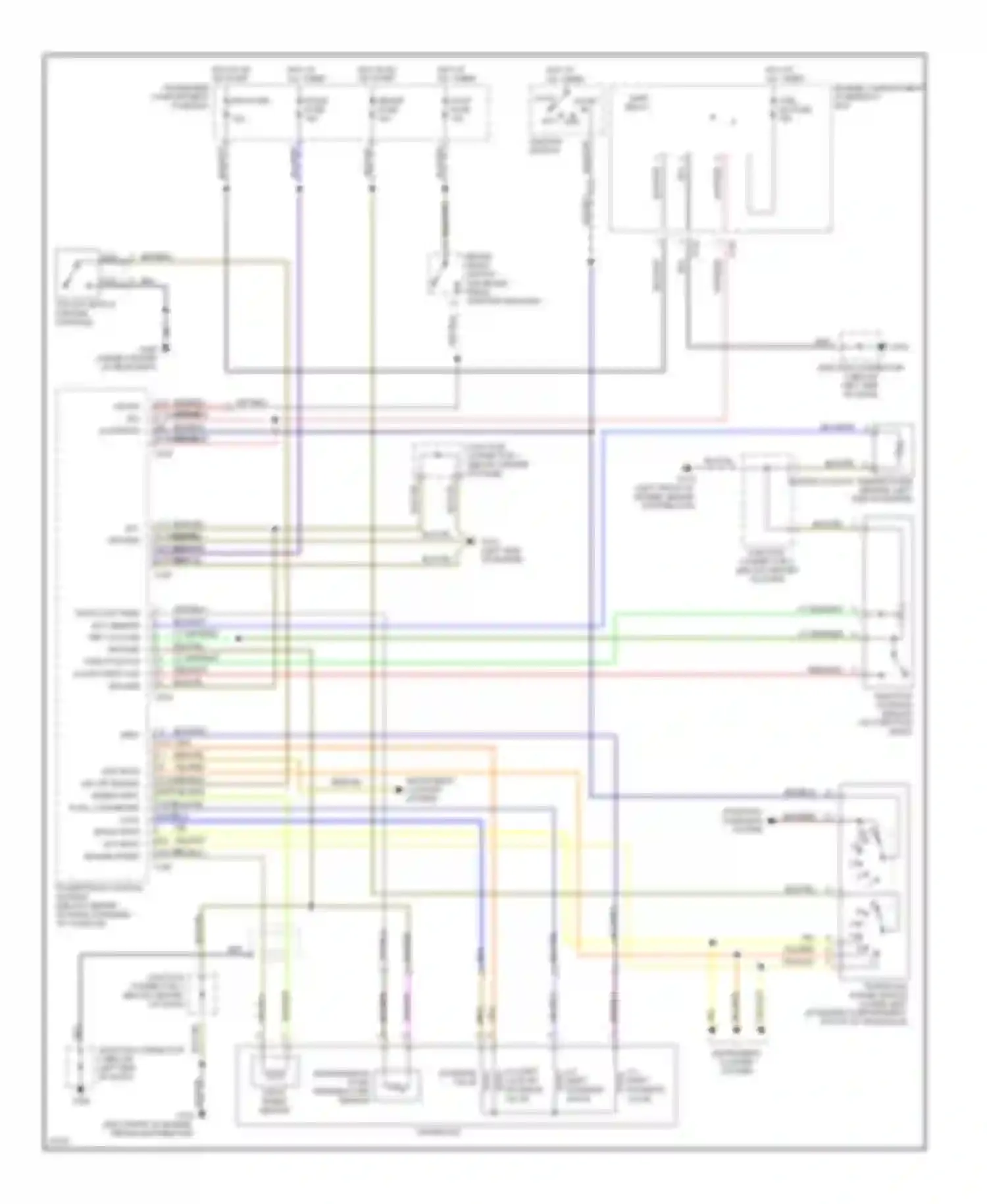 Wiring diagram passenger compartment fuse box eng fuse for Kia Sephia I facelift (1994-1998) (2 of 2)
