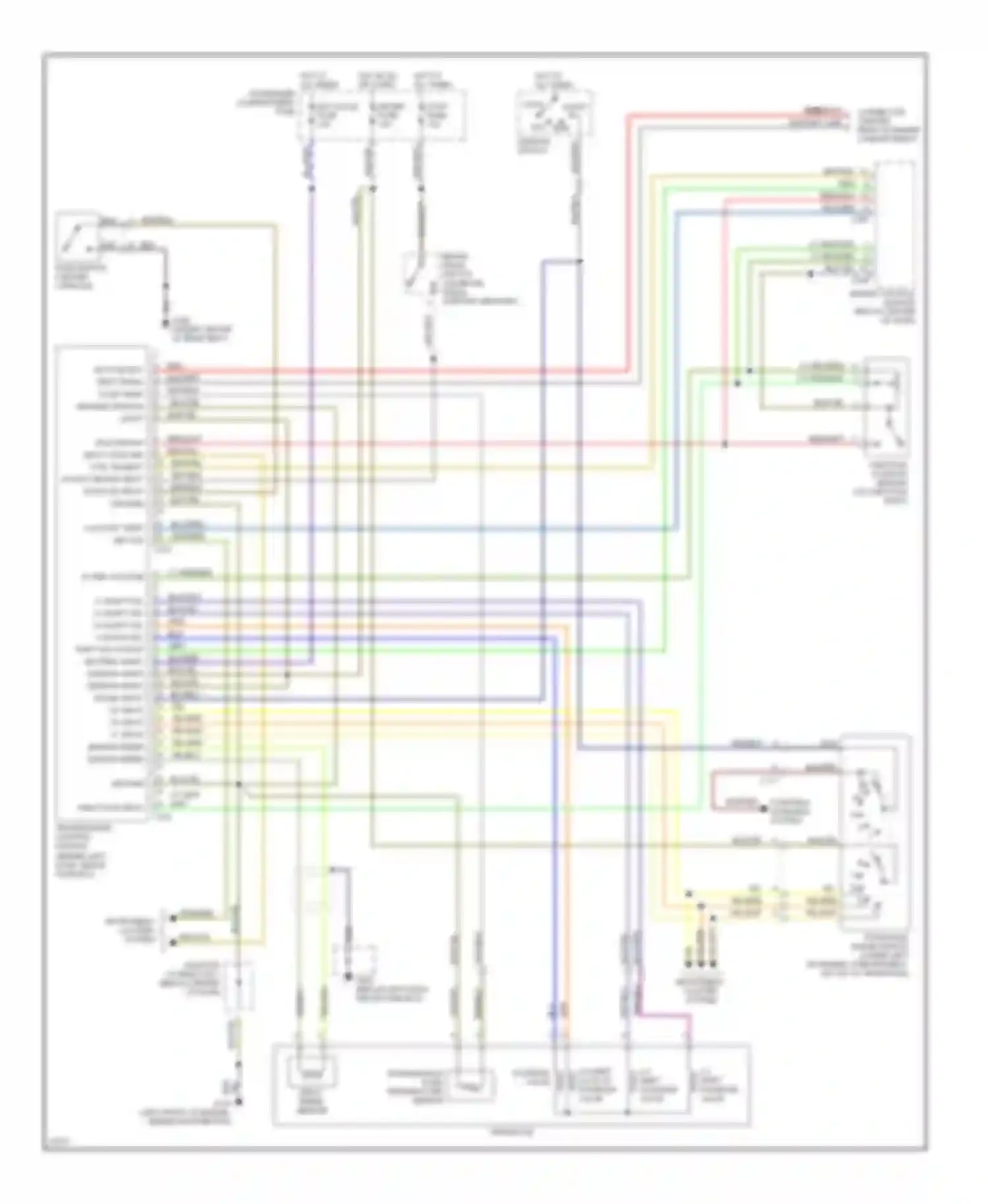 Wiring diagram stop fuse for Kia Sephia I facelift (1994-1998) (1 of 10)