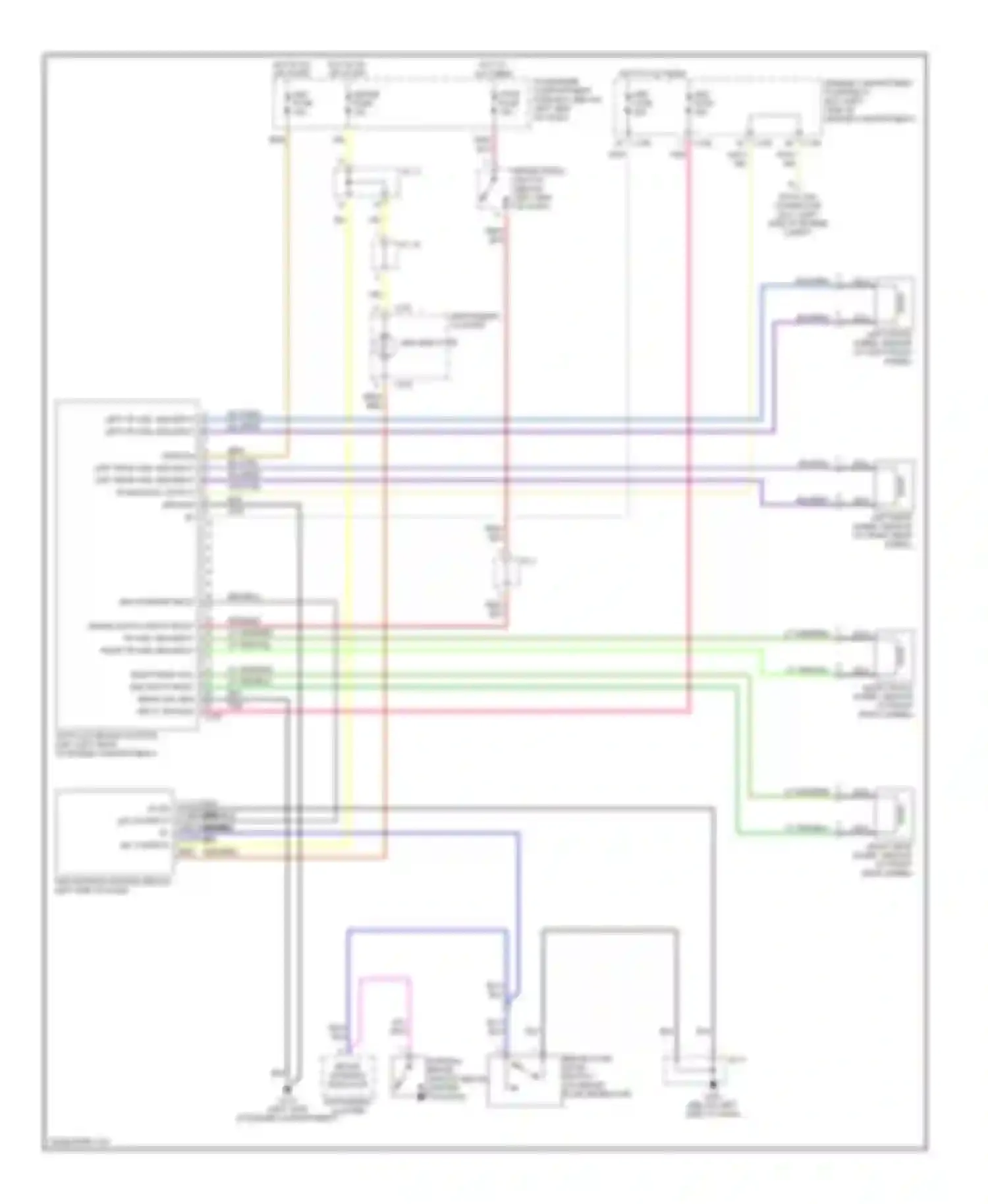 Wiring diagram abs indicator for Kia Sephia II (1997-2001) (1 of 1)
