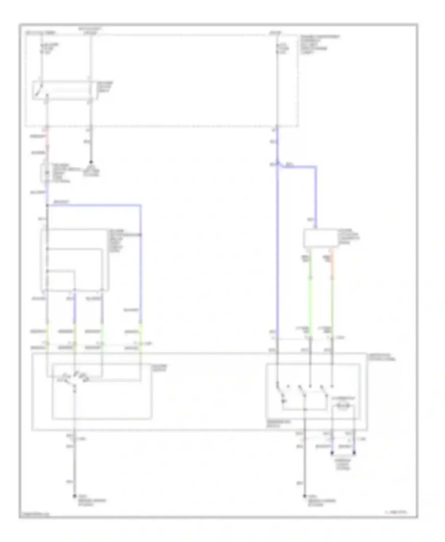 Wiring diagram blk for Kia Sephia II (1997-2001) (8 of 26)