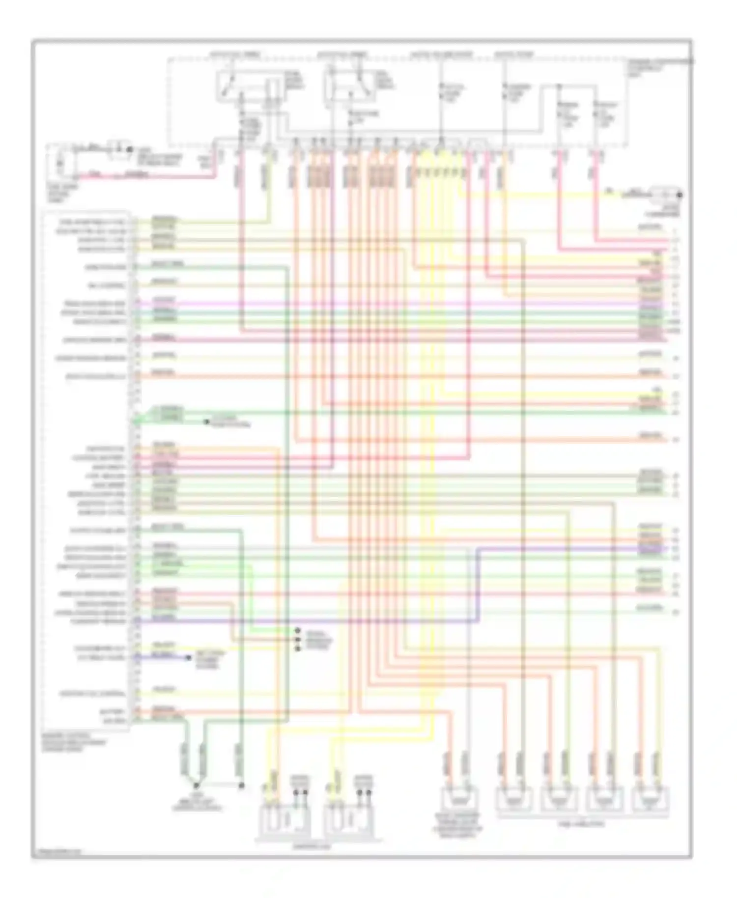 Wiring diagram egi main relay for Kia Sephia II (1997-2001) (2 of 2)