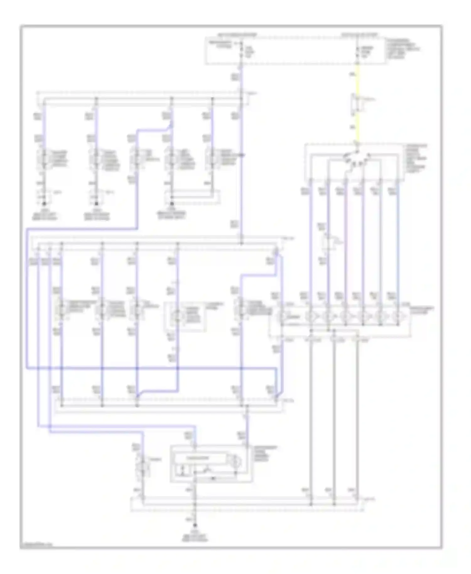 Wiring diagram instrument panel dimmer switch for Kia Sephia II (1997-2001) (2 of 2)