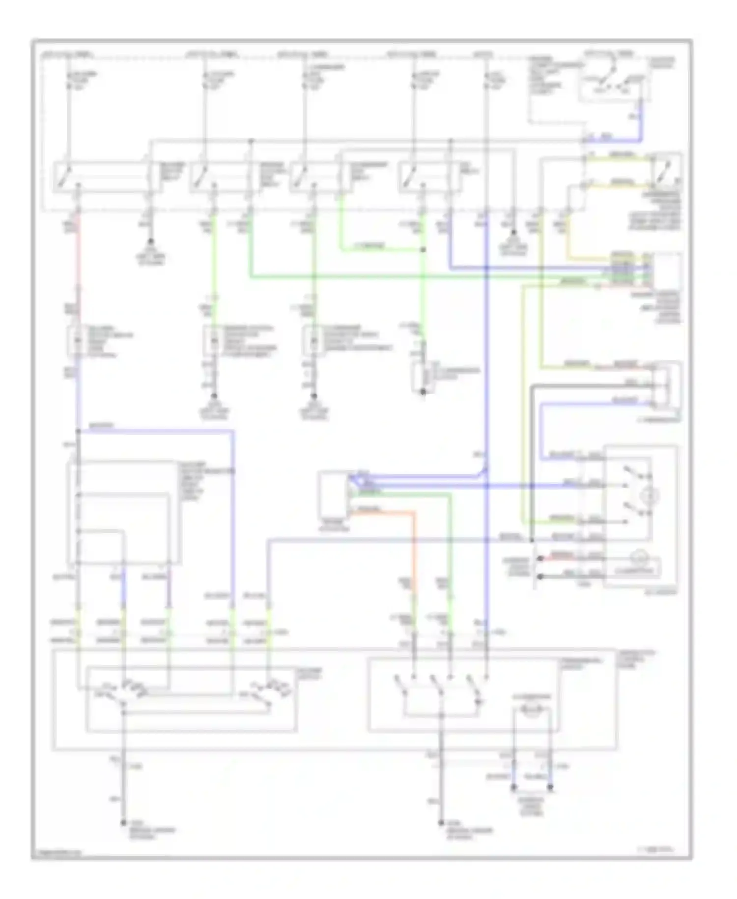 Wiring diagram intake actuator for Kia Sephia II (1997-2001) (1 of 2)