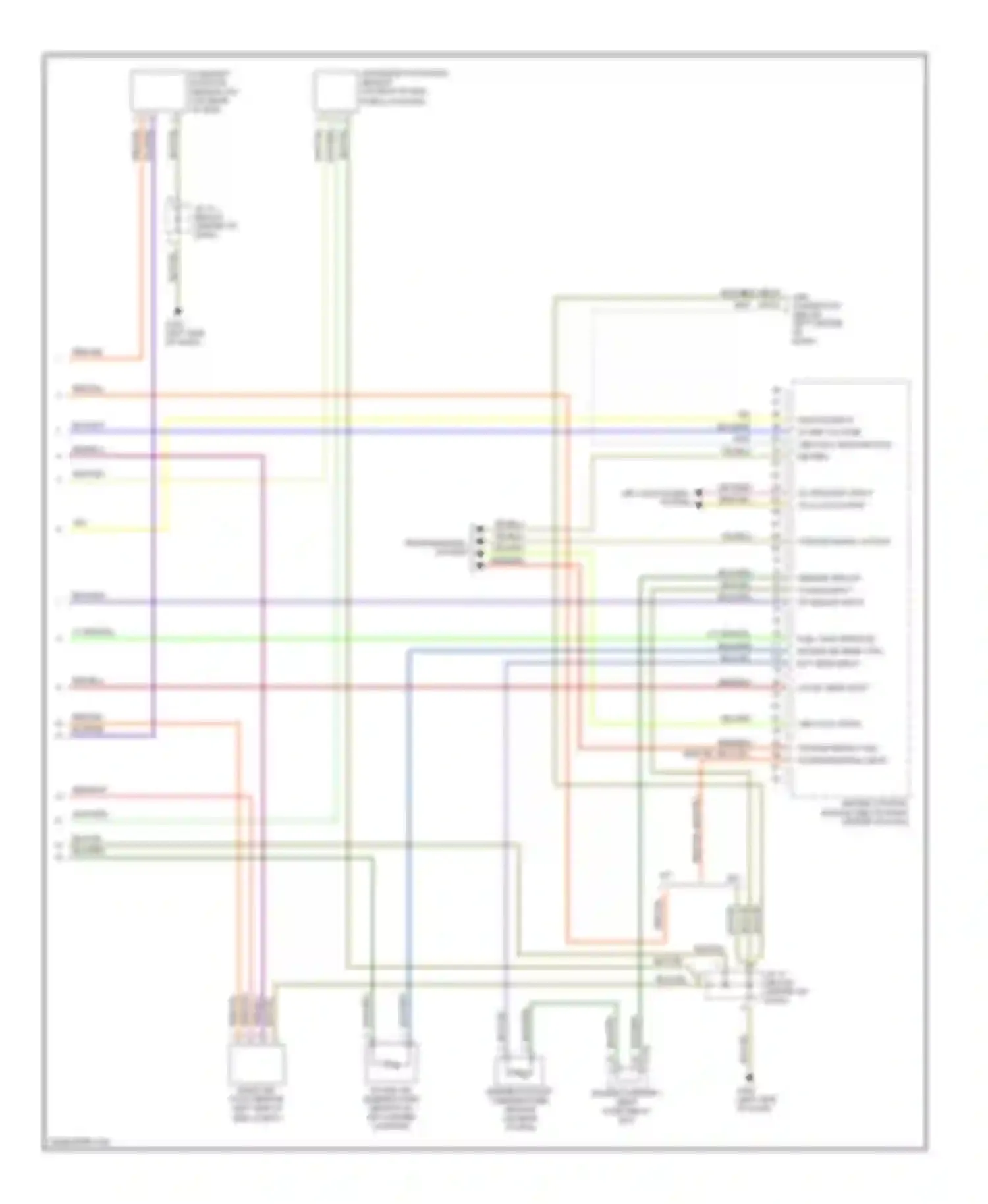 Wiring diagram transmissions system for Kia Sephia II (1997-2001) (1 of 1)