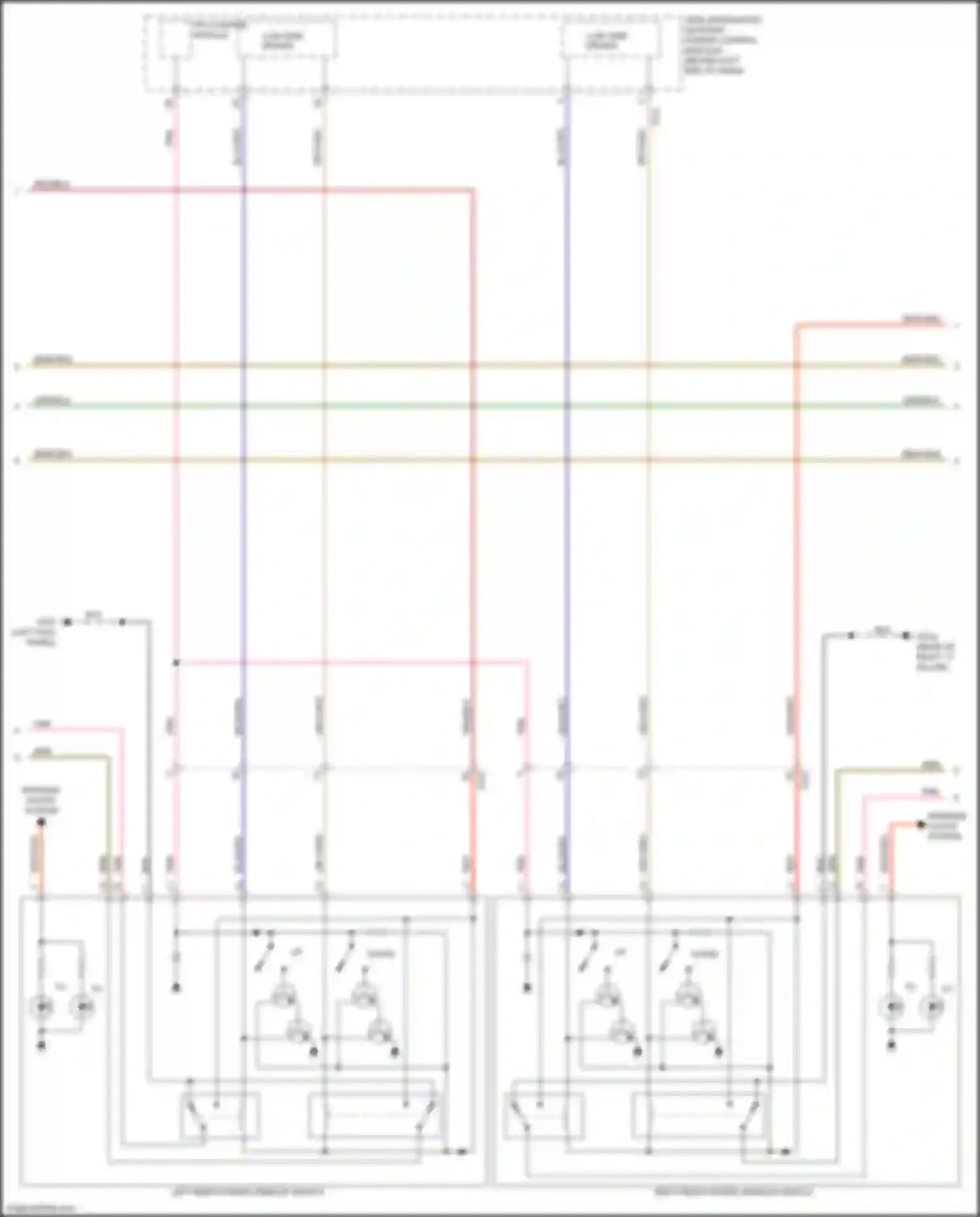 Sorento Prime Kia III facelift (2017-2020): Power windows circuit, front safety windows w/ ims (2 of 3)