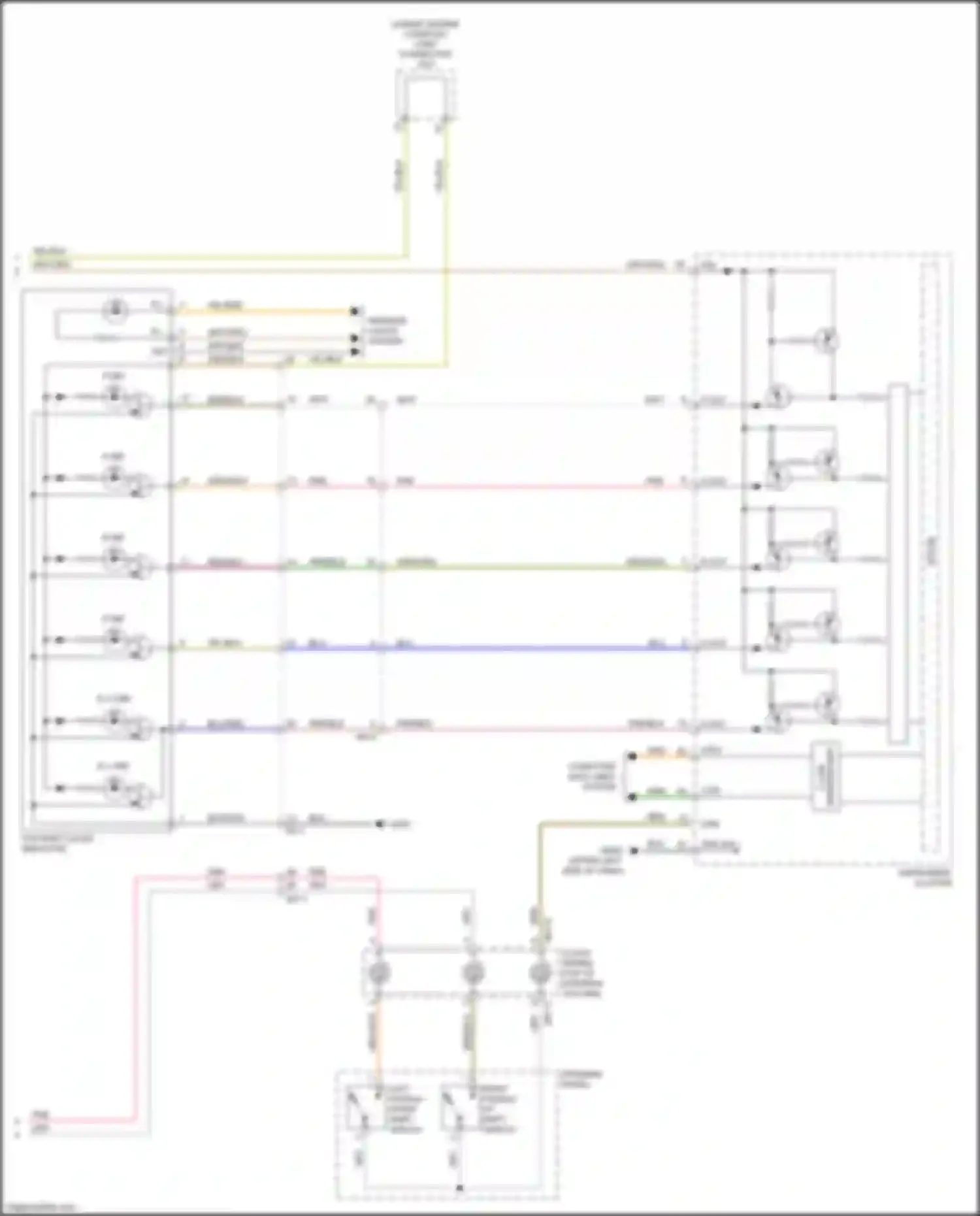 Wiring diagram atm shift lever indicator for Kia Sorento Prime III facelift (2017-2020) (1 of 5)