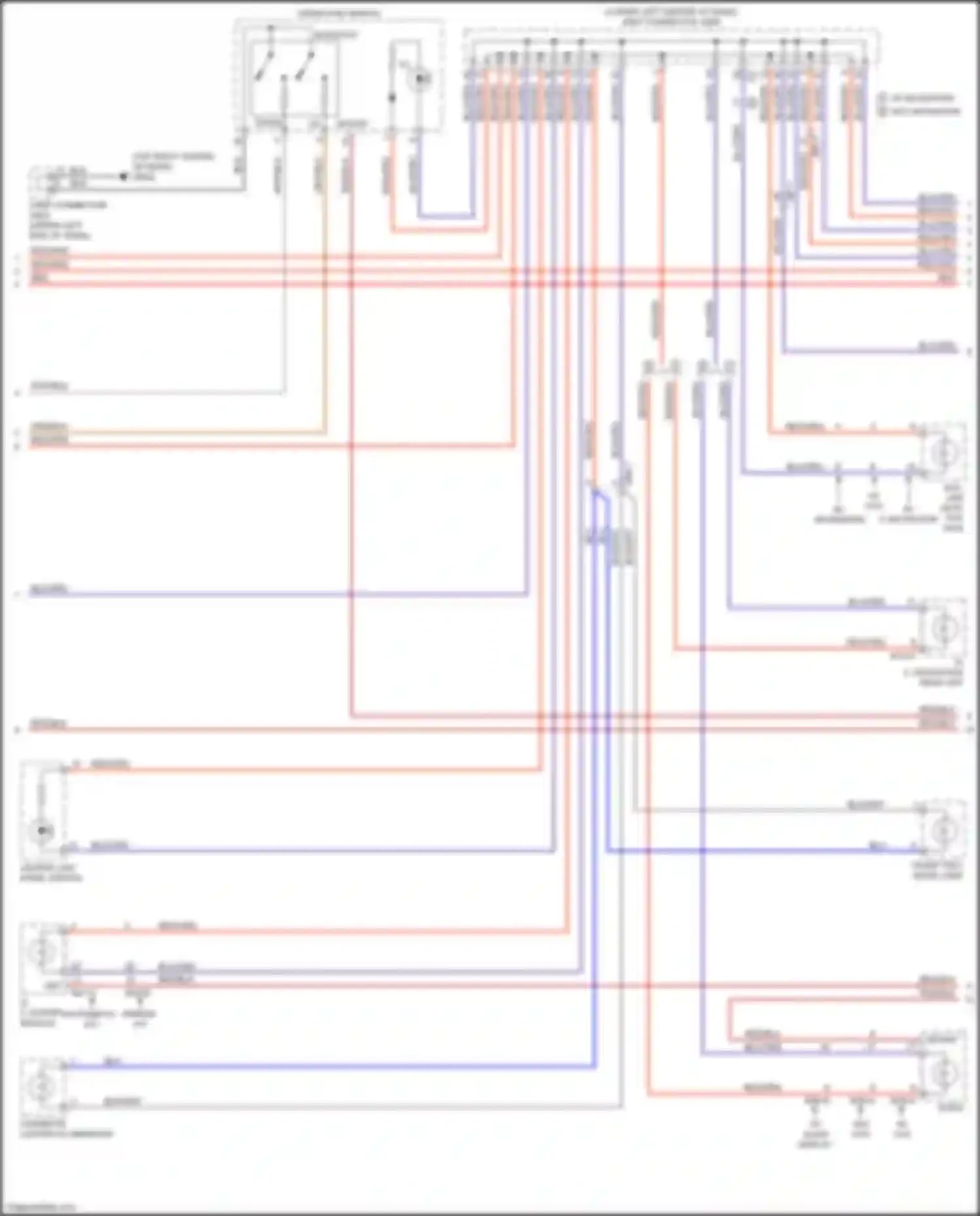 Wiring diagram automatic a/c for Kia Sorento Prime III facelift (2017-2020) (4 of 7)