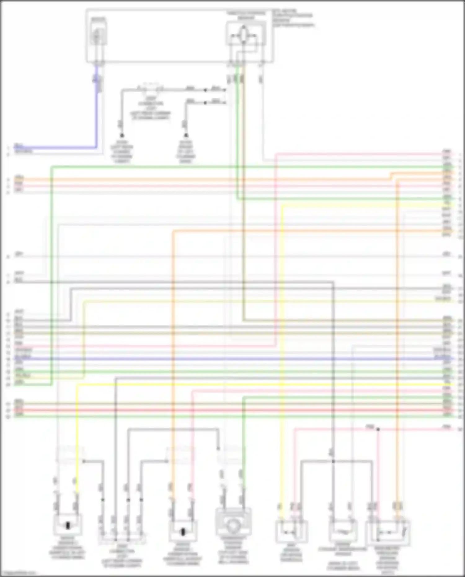 Wiring diagram barometric pressure sensor for Kia Sorento Prime III facelift (2017-2020) (1 of 1)