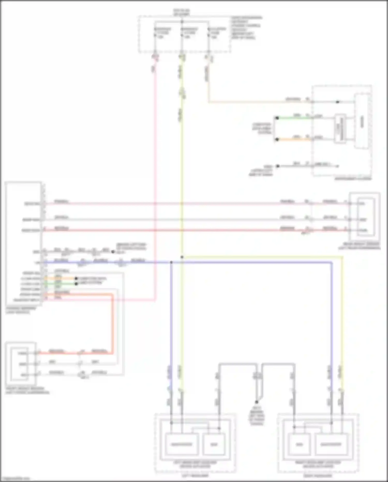 Wiring diagram c-can high for Kia Sorento Prime III facelift (2017-2020) (11 of 20)