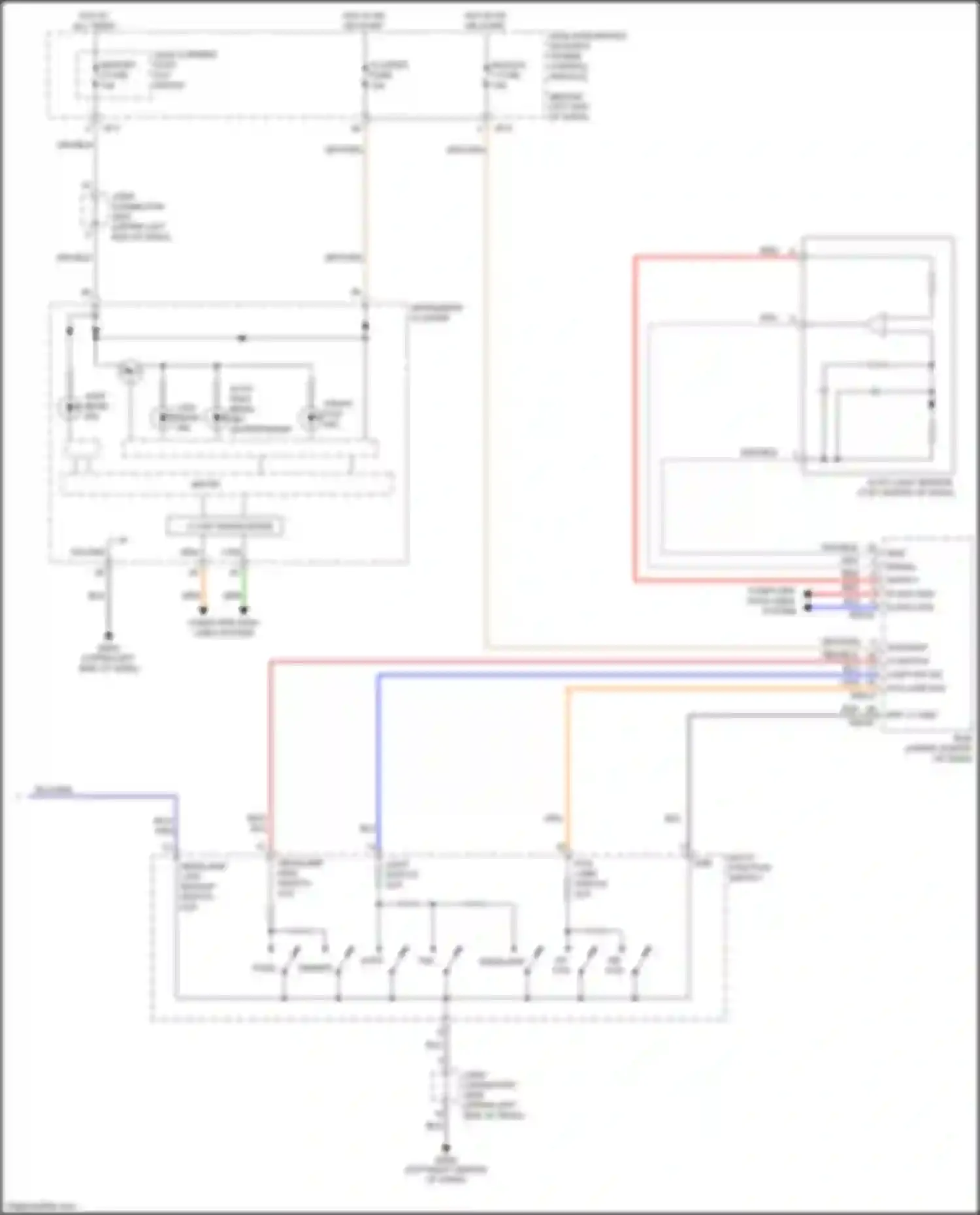 Wiring diagram c-can transceiver for Kia Sorento Prime III facelift (2017-2020) (1 of 12)