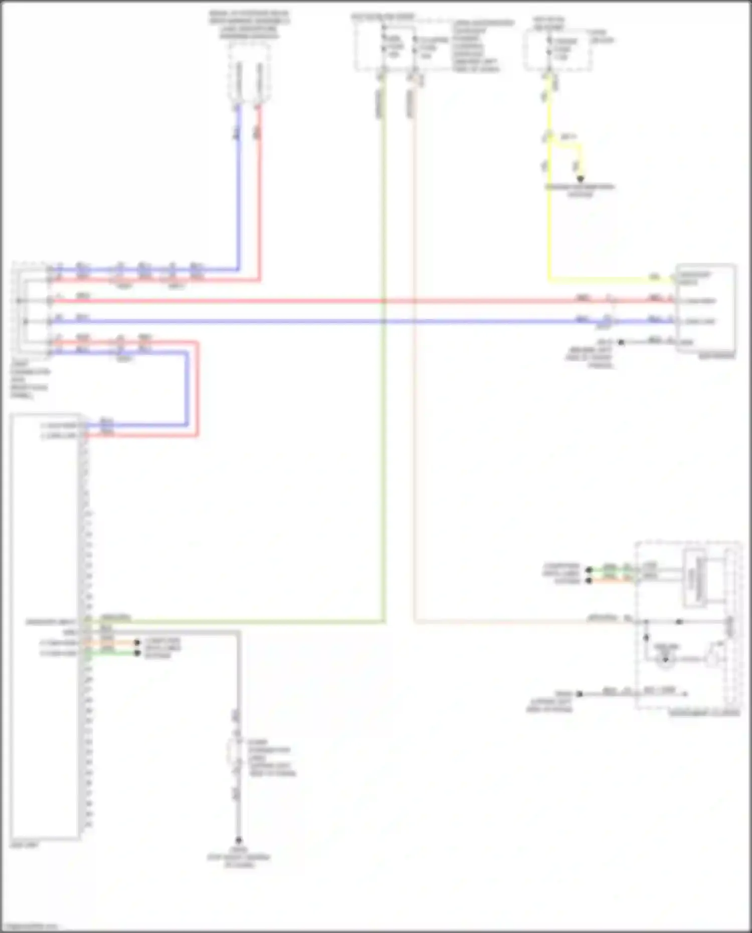 Wiring diagram c-can for Kia Sorento Prime III facelift (2017-2020) (3 of 19)