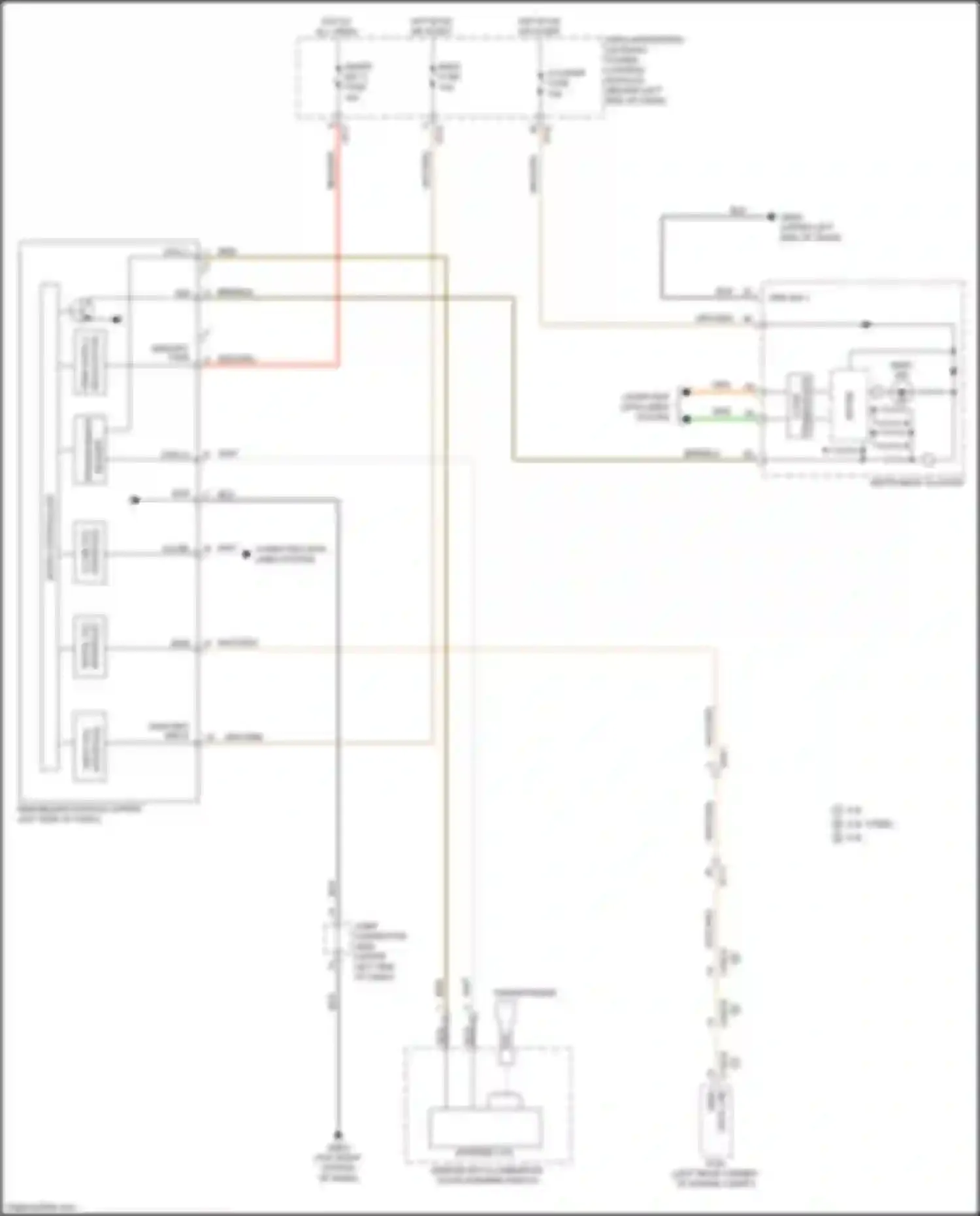 Wiring diagram cluster fuse for Kia Sorento Prime III facelift (2017-2020) (6 of 29)