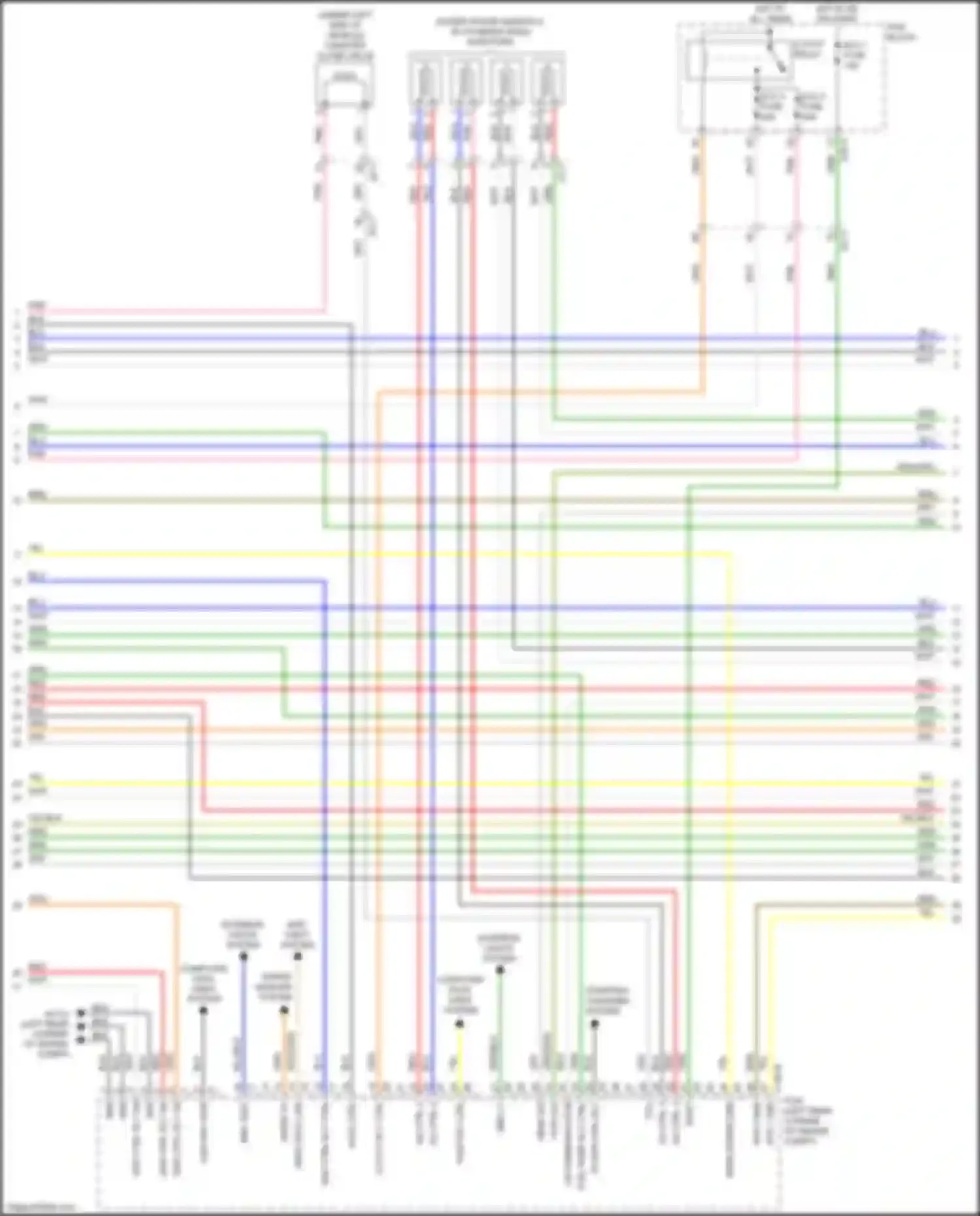 Wiring diagram computer data lines system for Kia Sorento Prime III facelift (2017-2020) (94 of 97)